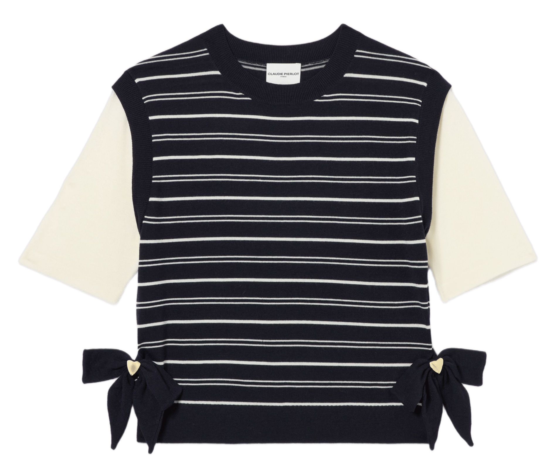 Pull en maille à rayures en laine mélangée CLAUDIE PIERLOT Multicolore