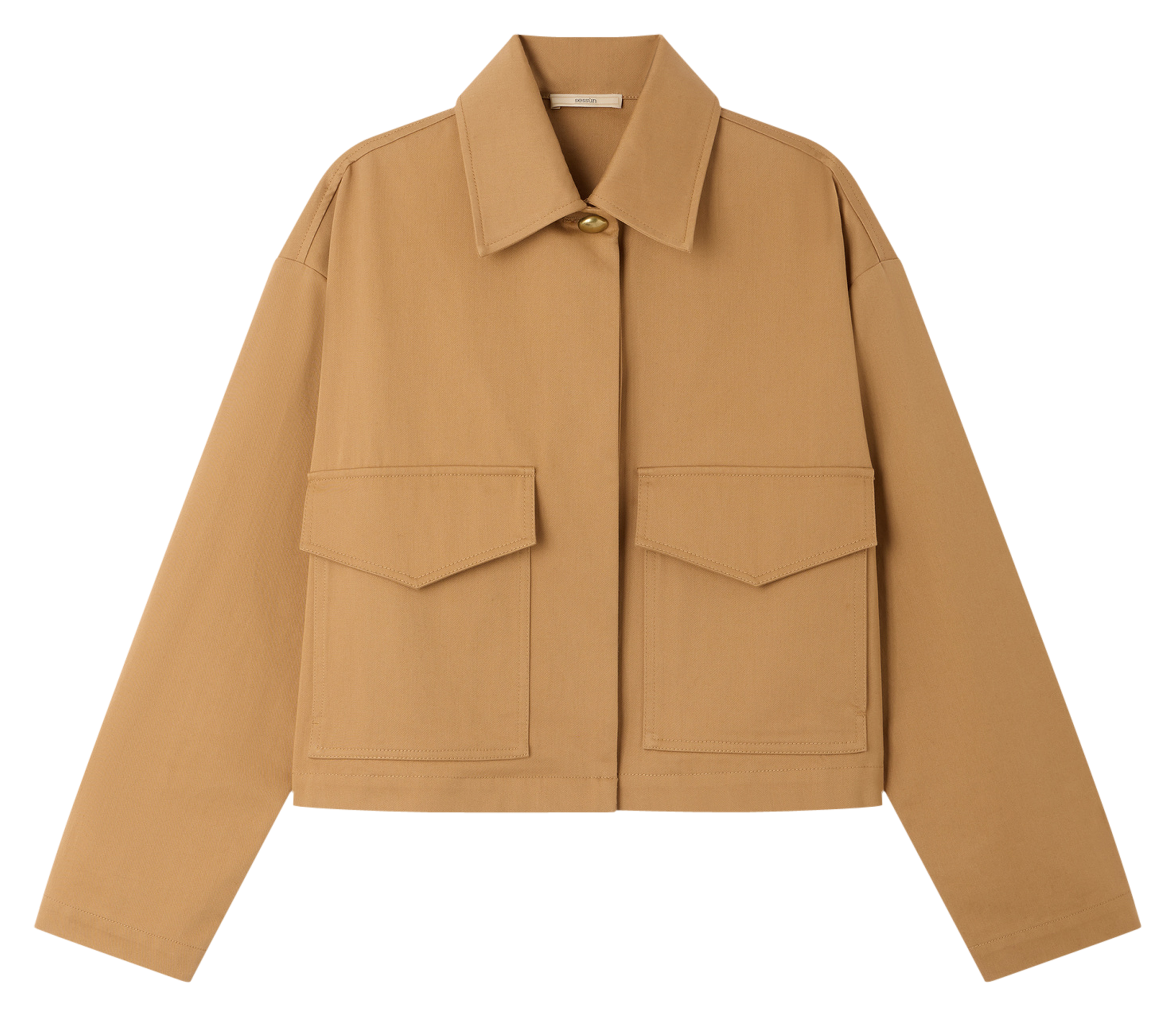 Cotton jacket SESSUN Beige
