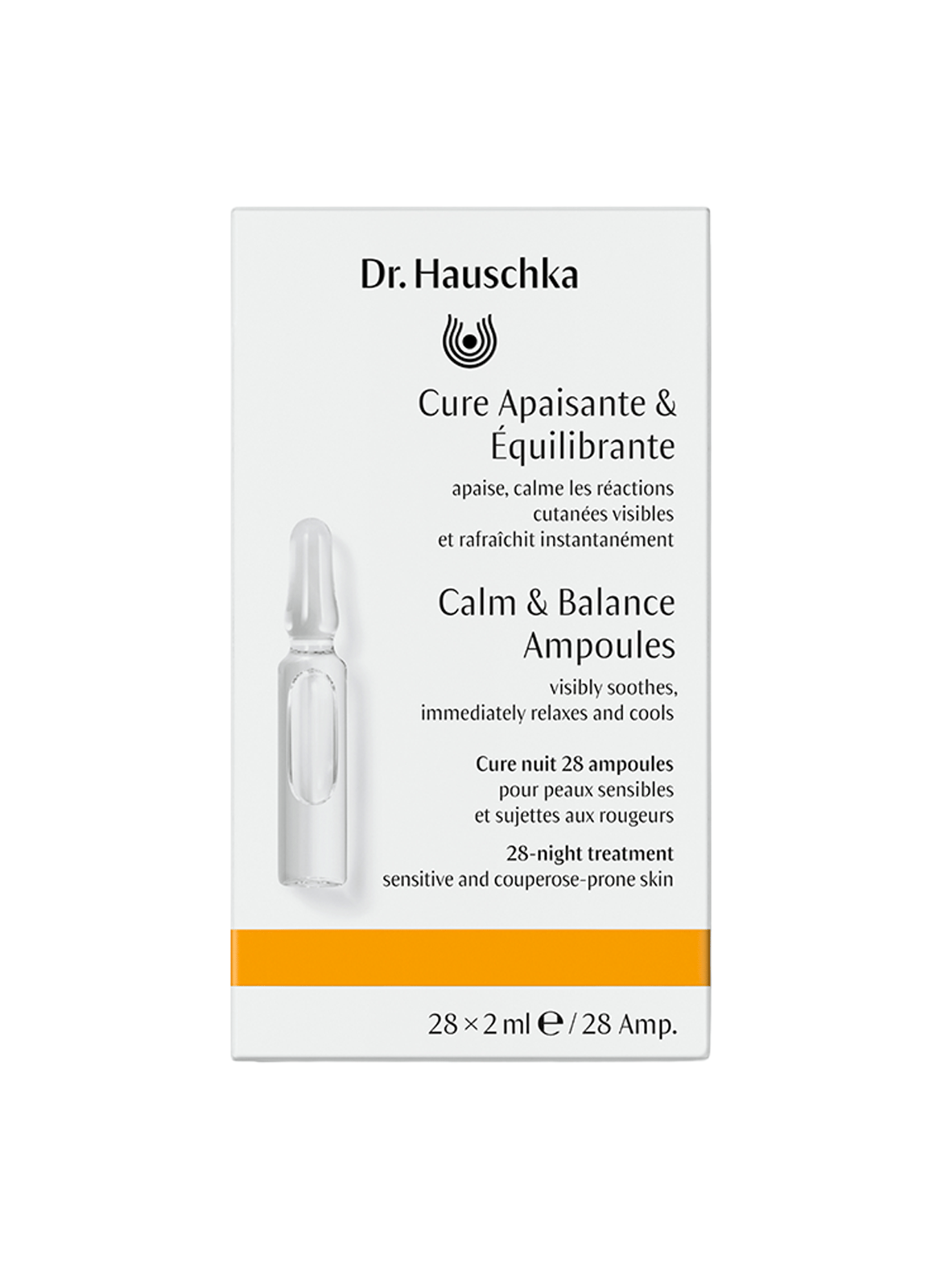 Soothing & Balancing Treatment 28 ampoules x 2 ml DR. HAUSCHKA No color