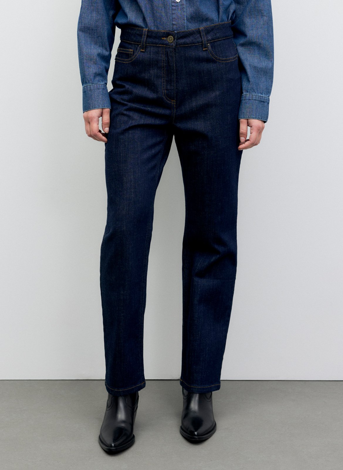 Jean droit brut taille haute GERARD DAREL Bleu