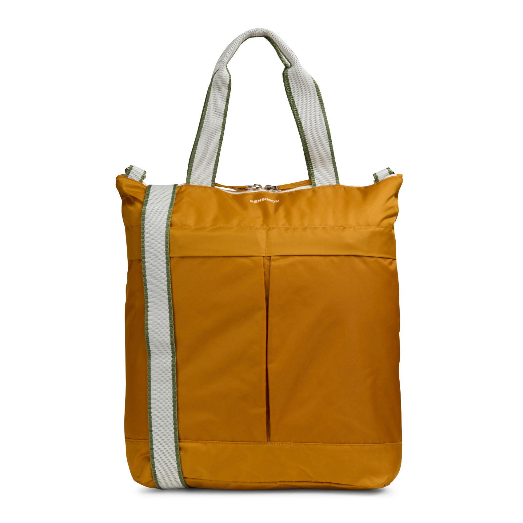 Einfarbige Handtasche BENSIMON Braun