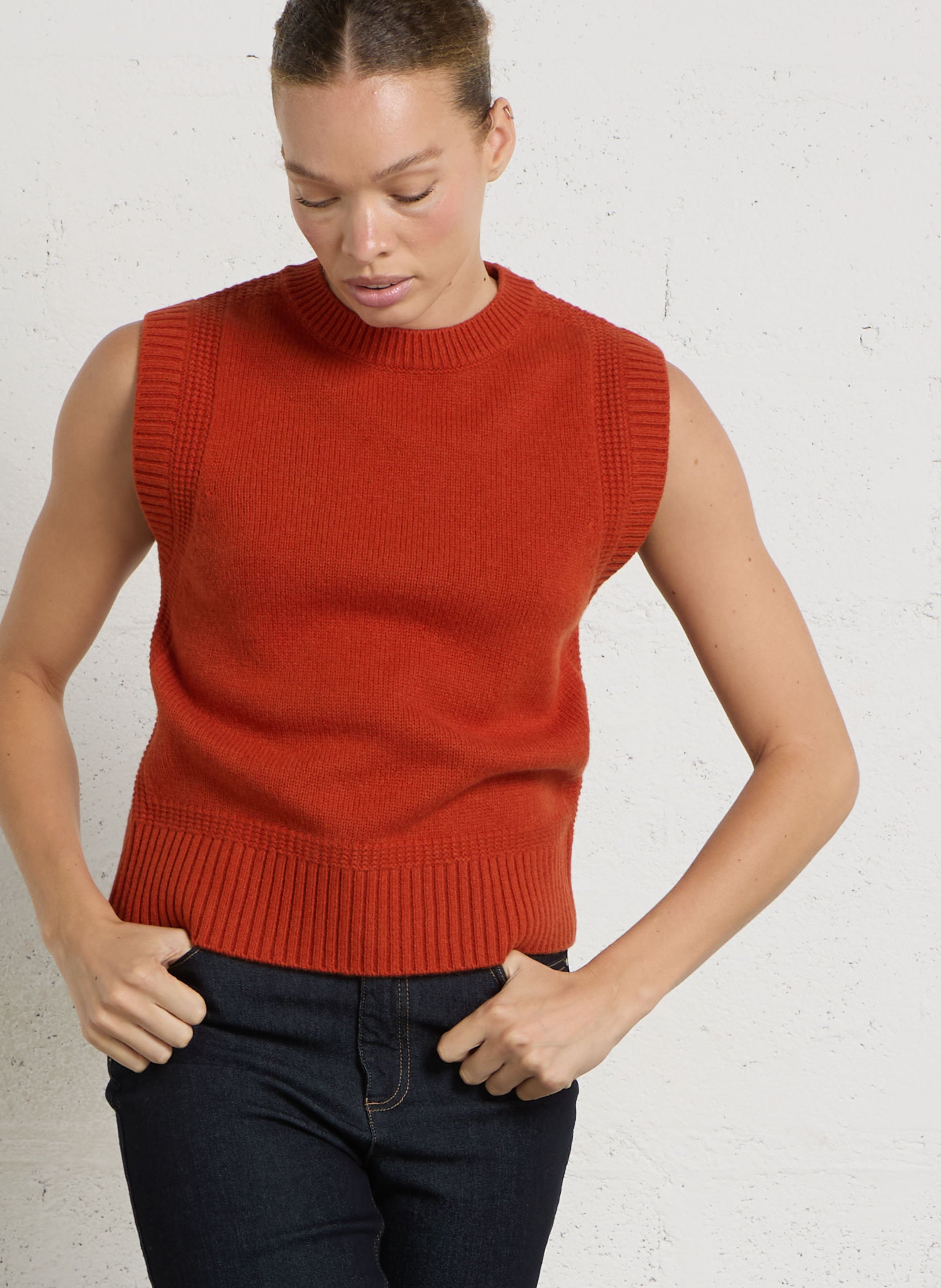 Pull col rond en laine MAISON 123