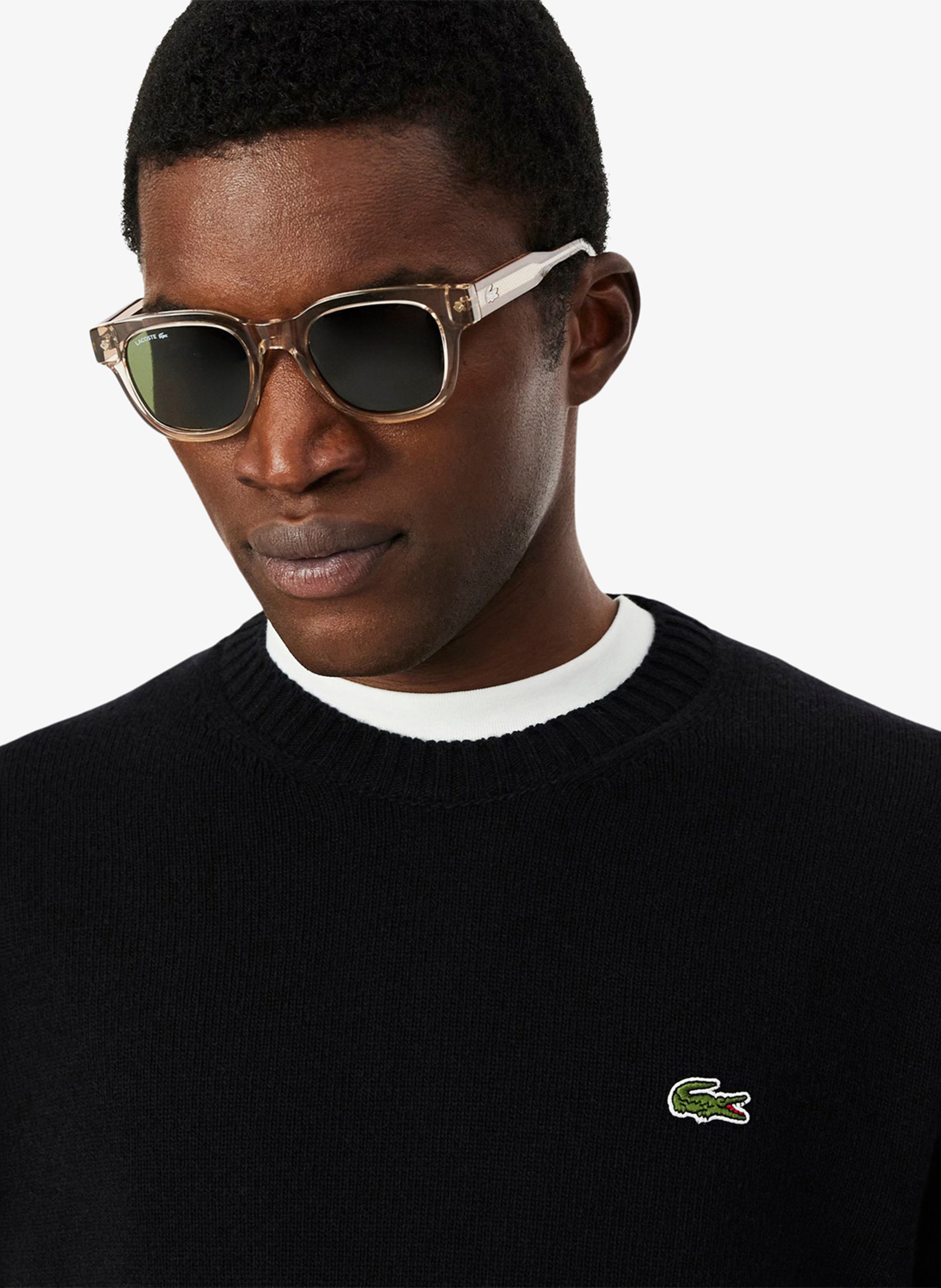 Fine wool sweater LACOSTE Black