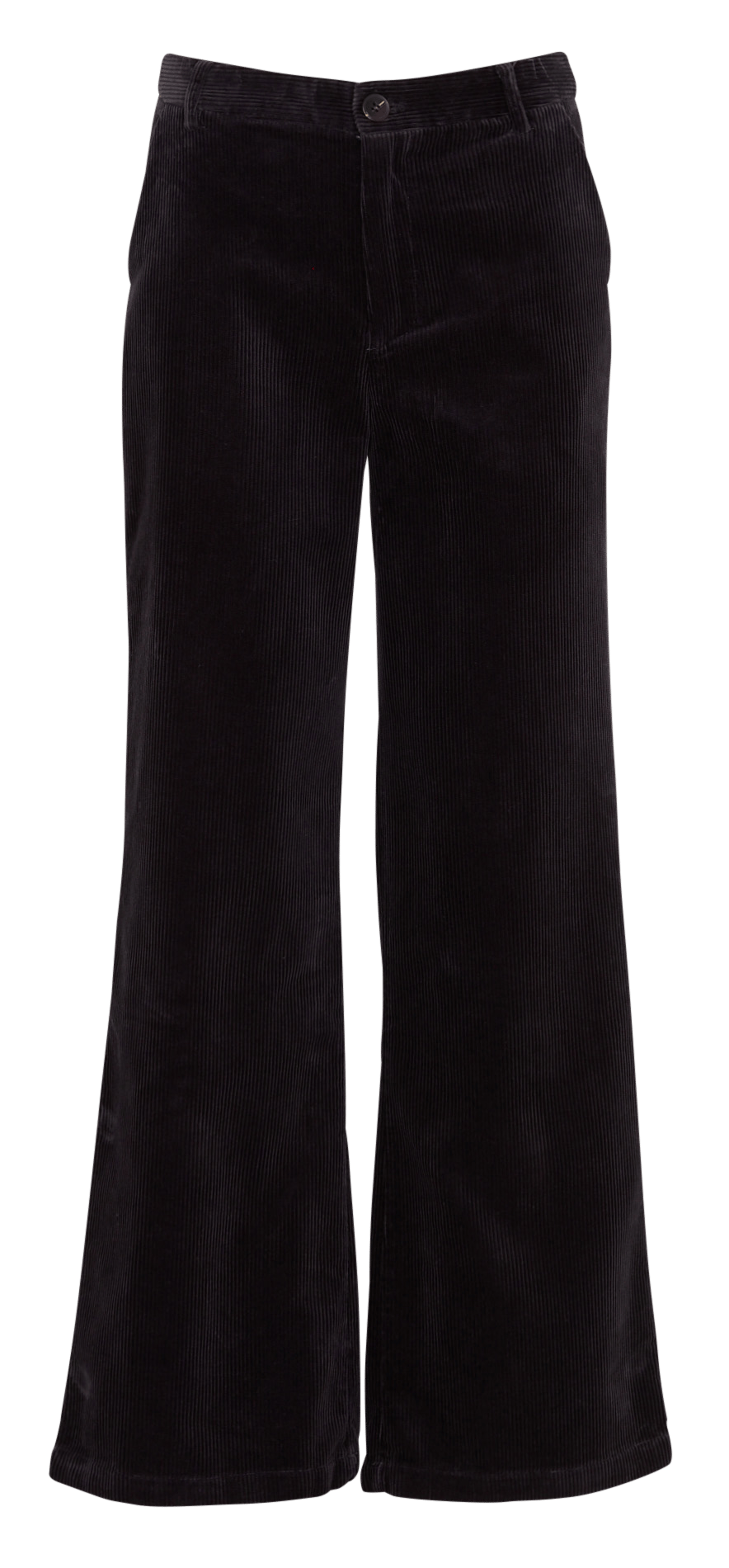 Wijde broek van ribfluweel van katoen SEE U SOON Zilver