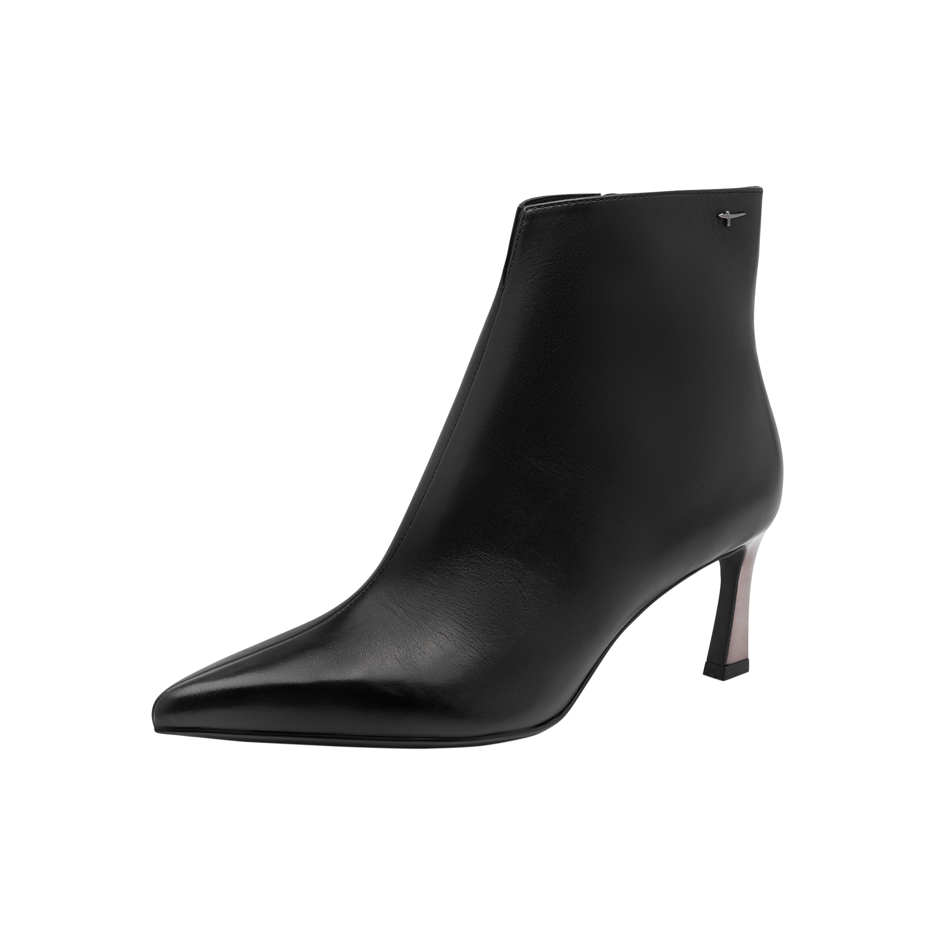 Leather ankle boot TAMARIS Black