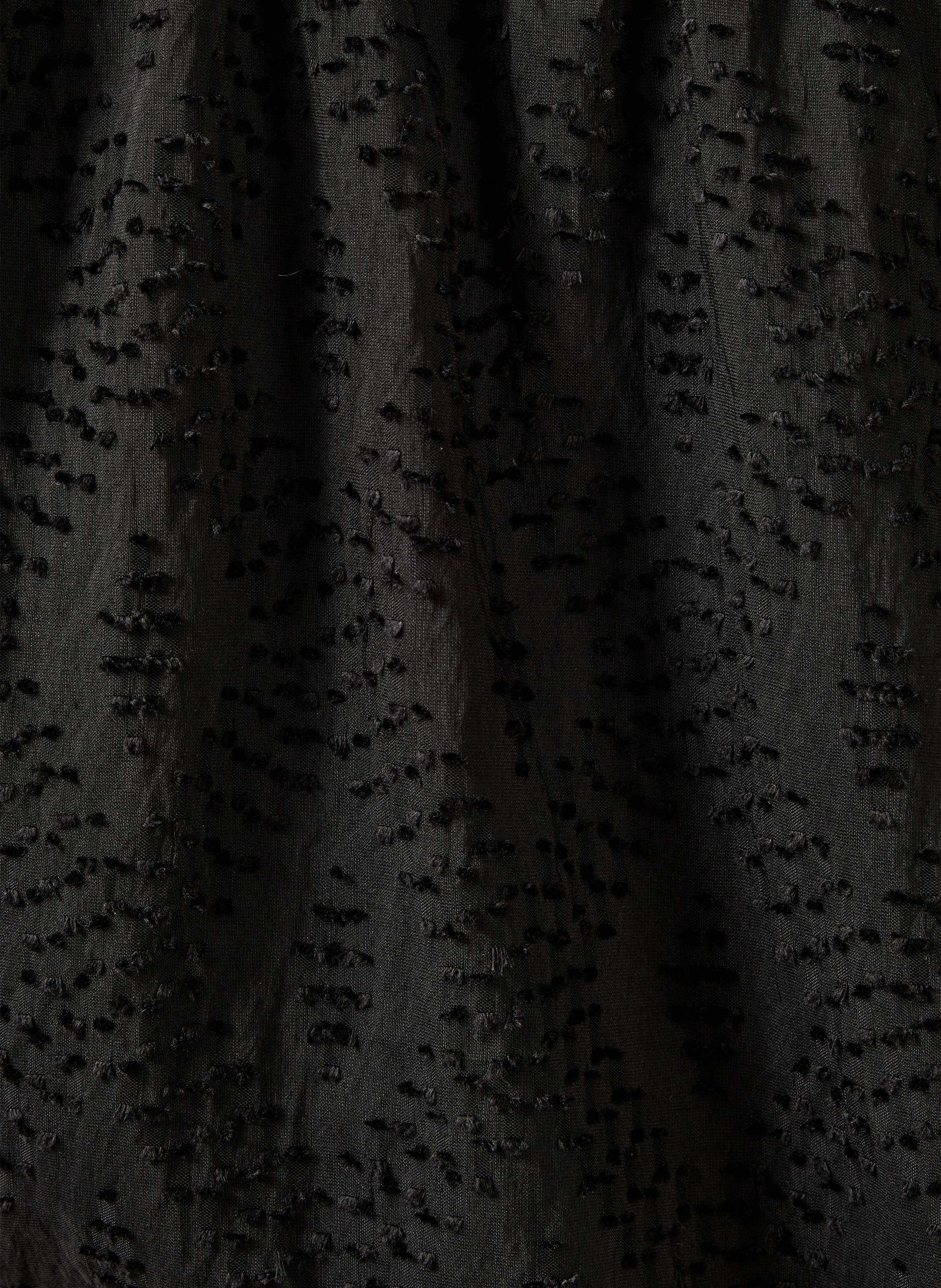 Straight long-sleeved shirt LA FEE MARABOUTEE Black