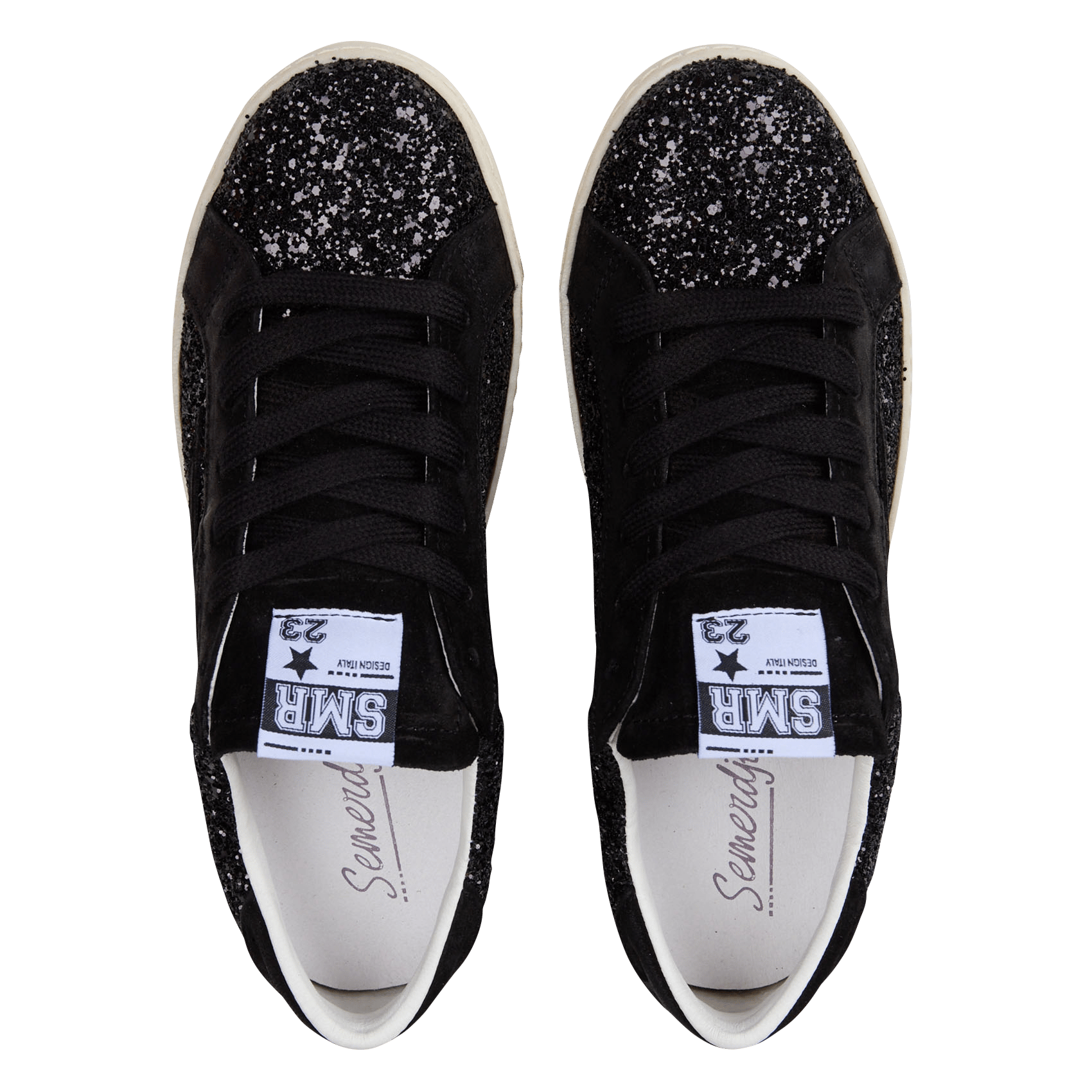 Lage sneakers met pailletten SEMERDJIAN - SMR Zwart