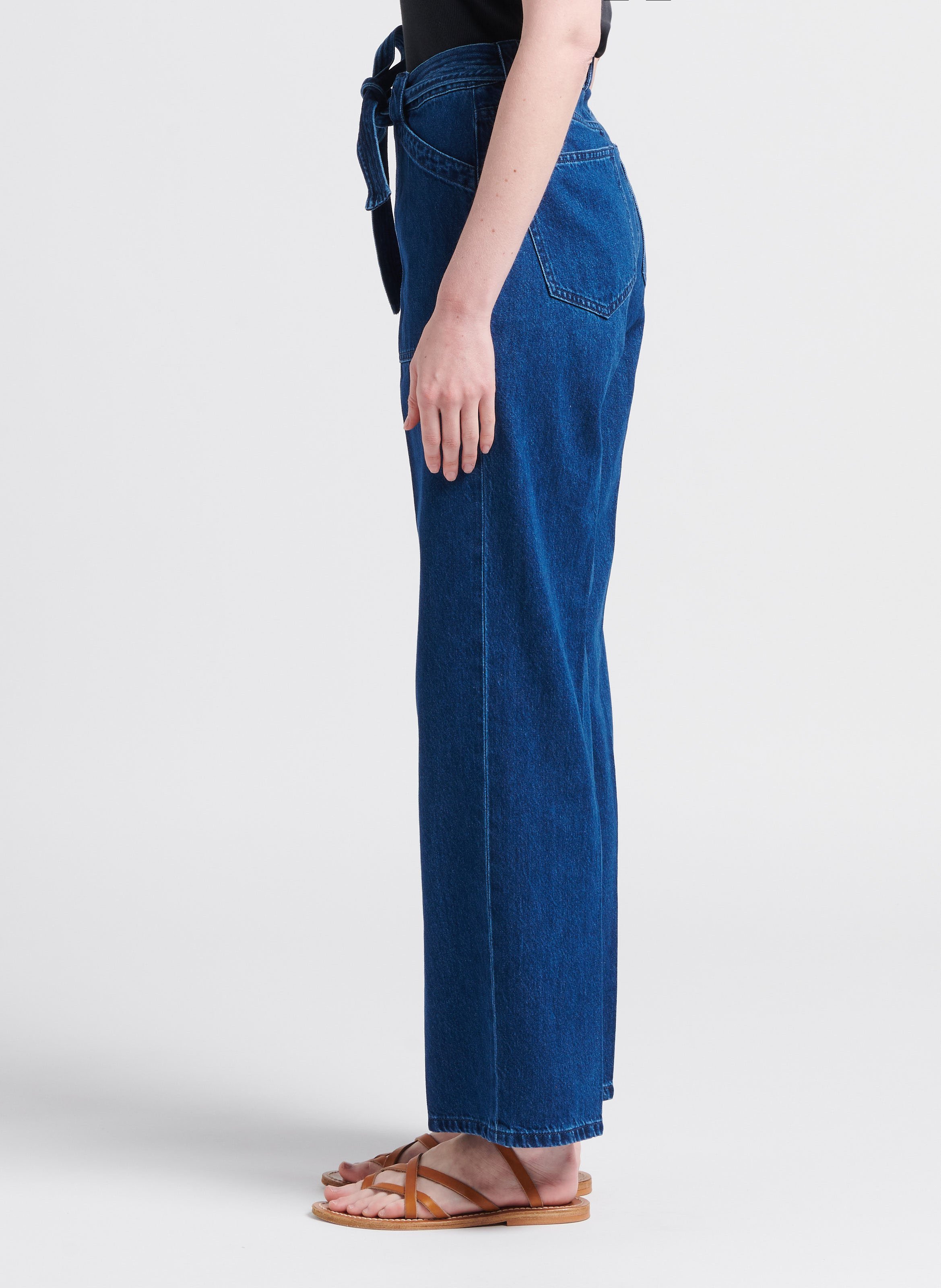 Highrise Wideleg Jeans In 50 Lab Dip Women Place des Tendances