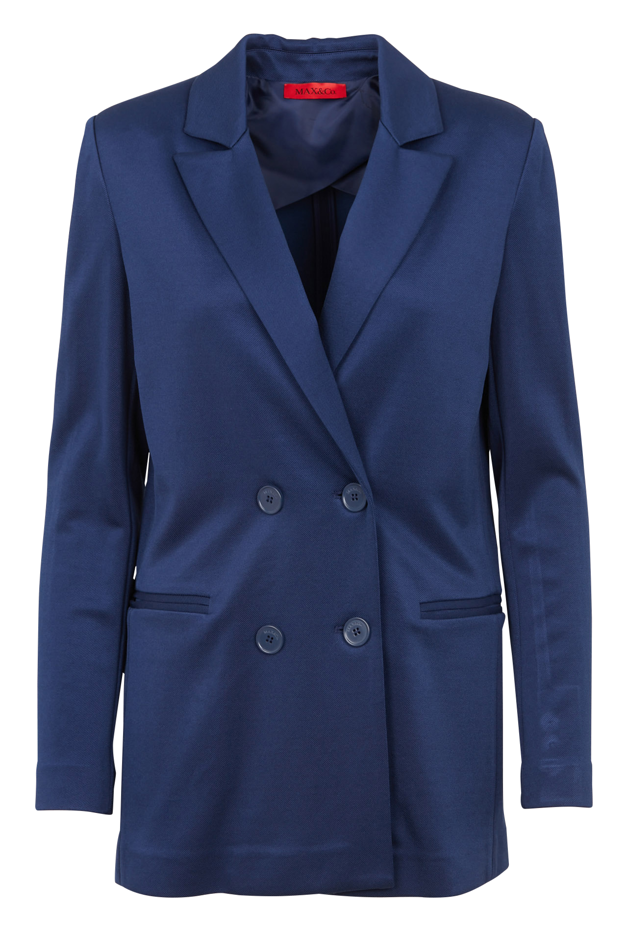 Blazer en sergé de jersey  MAX&Co. Bleu