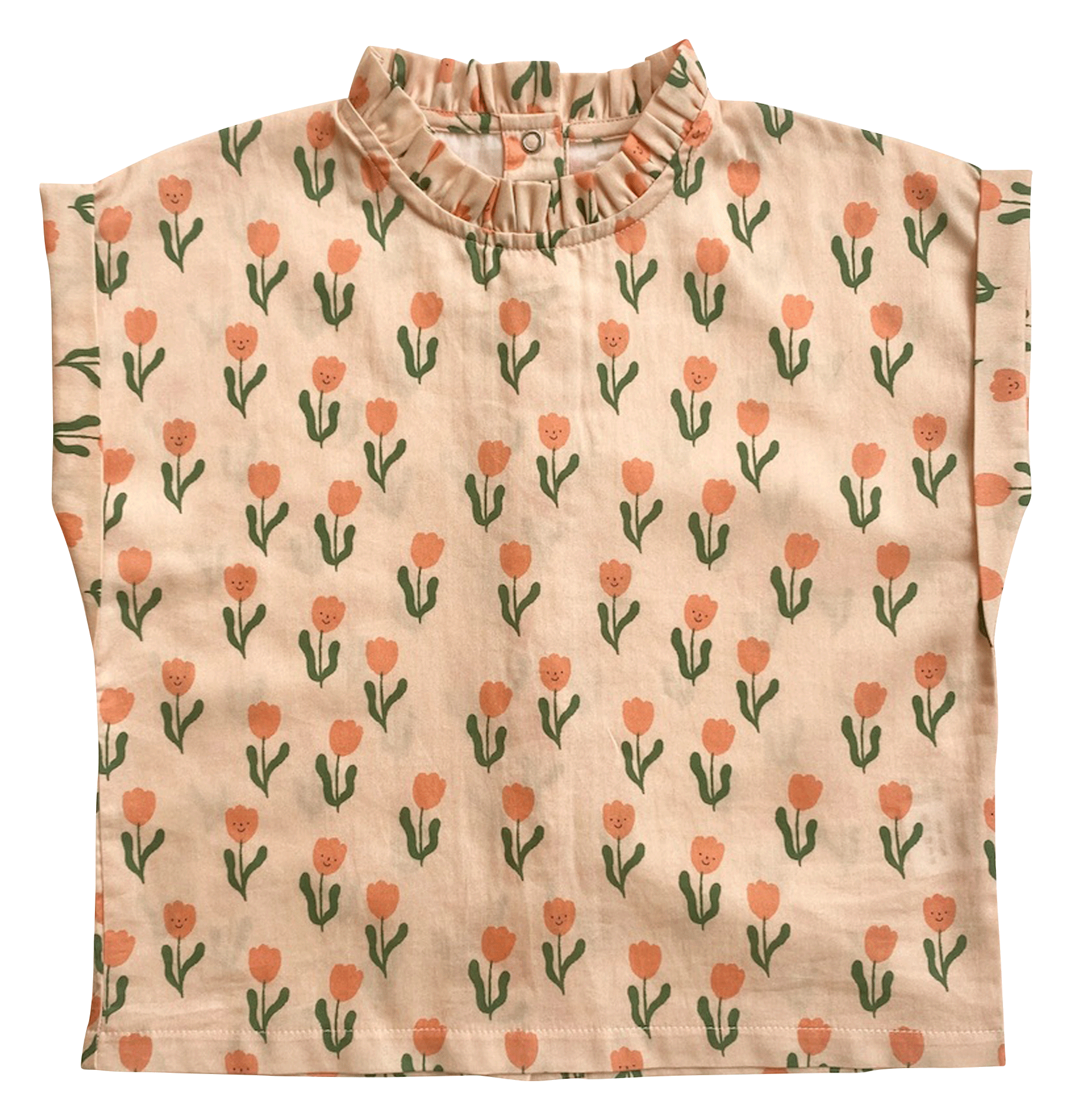 Blouse ample col victorien imprimée APACHES COLLECTIONS Rose