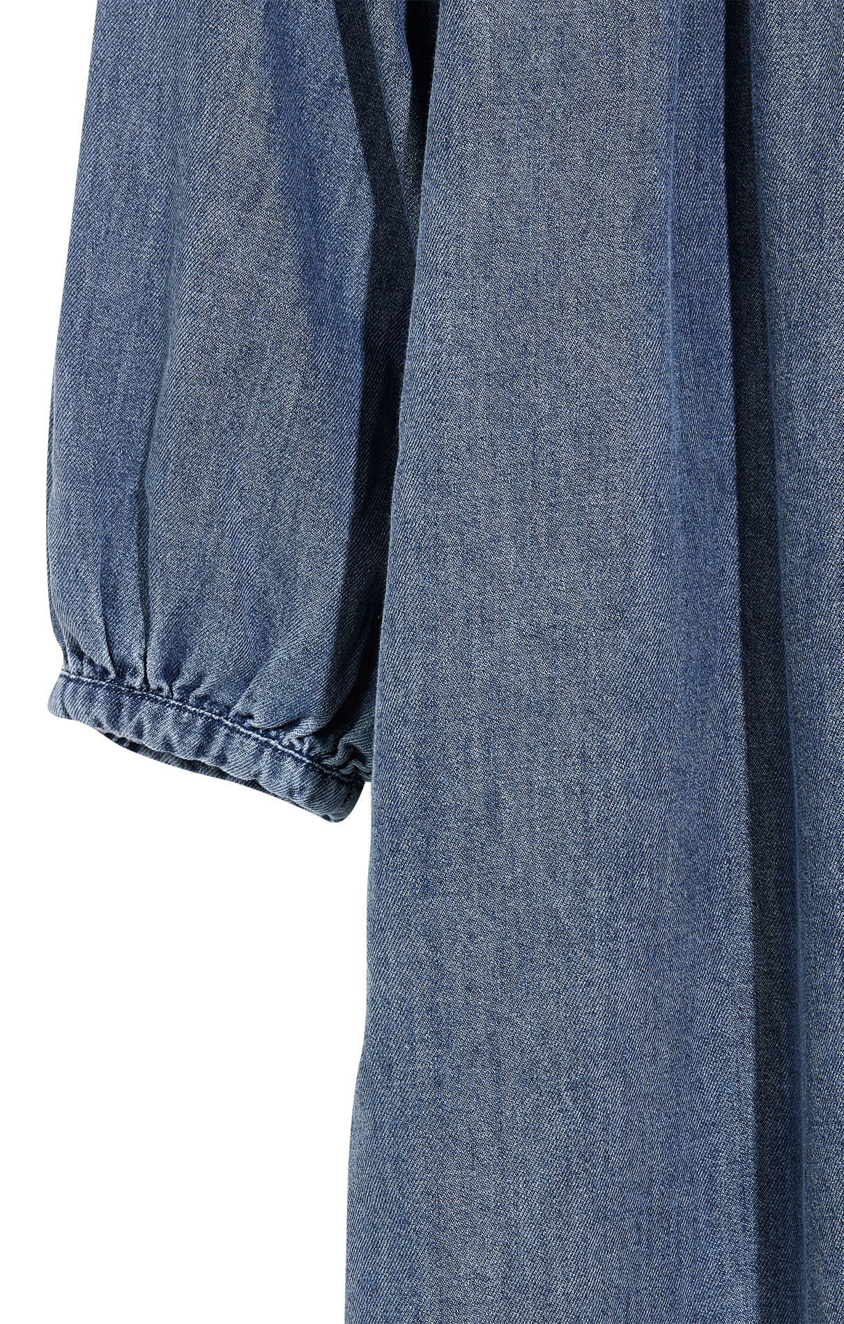 Short round-neck cotton dress BELLEROSE Blue