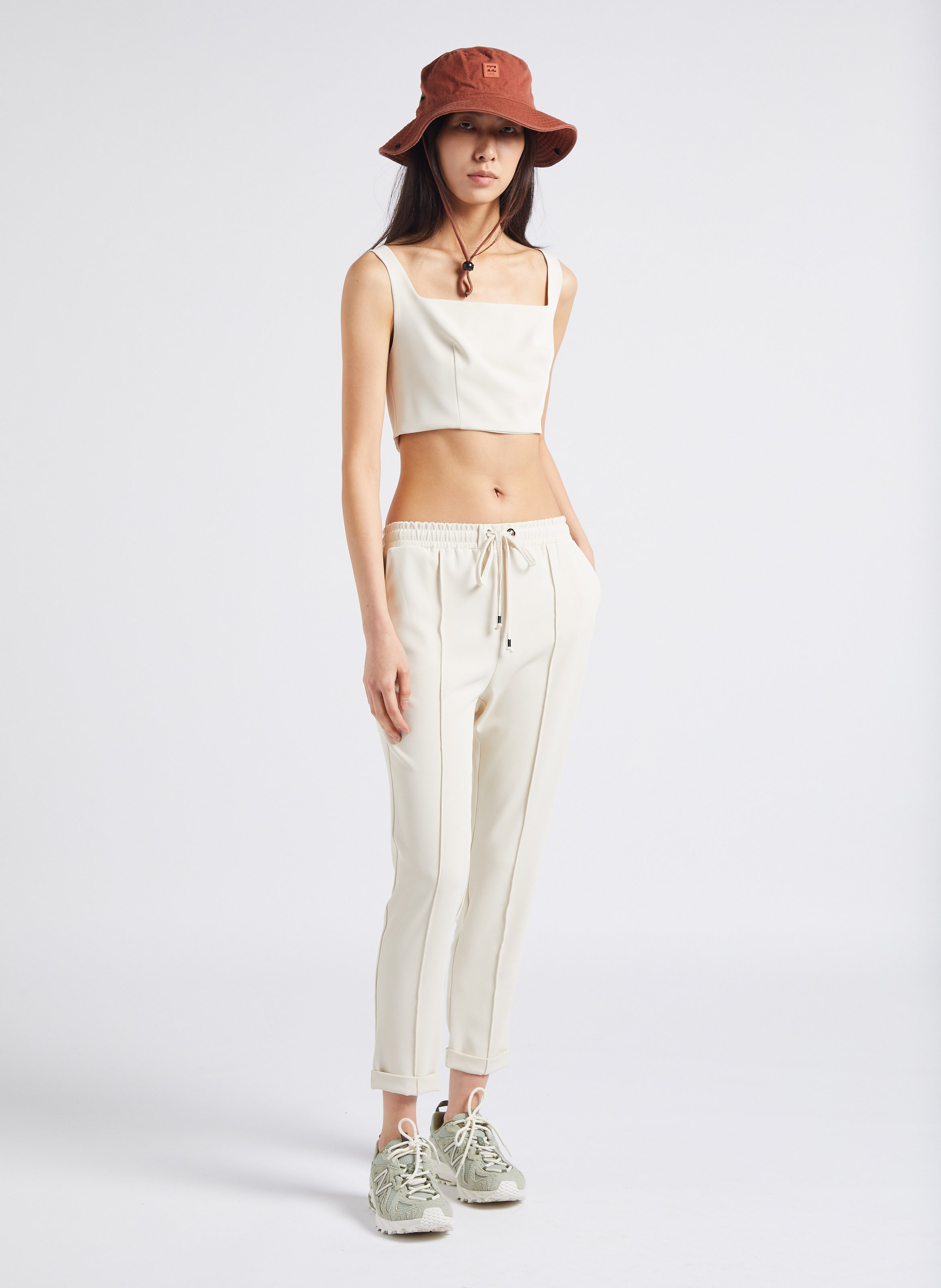 Pantalon carotte  IMPERIAL Blanc
