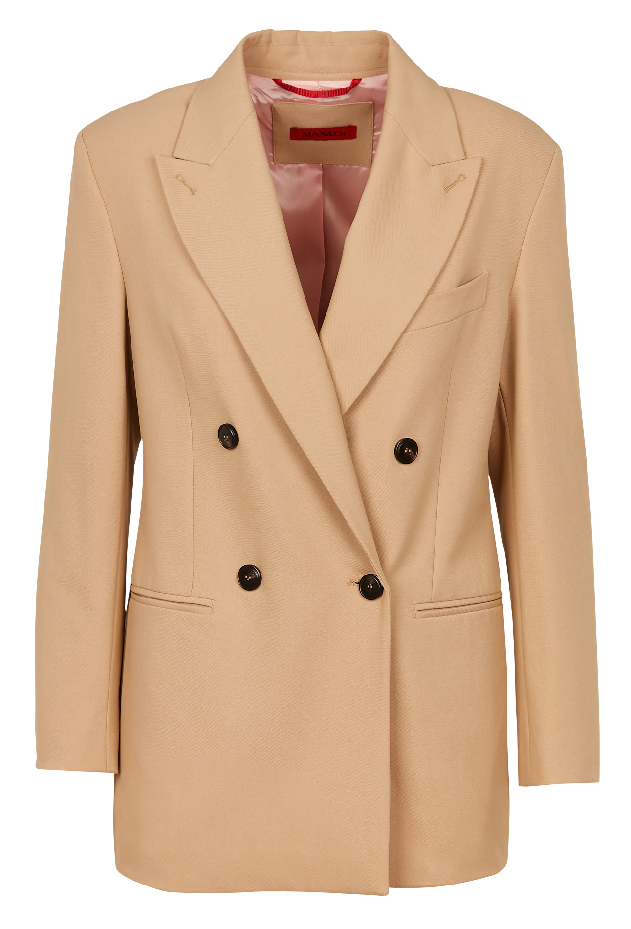Veste de tailleur droite MAX&Co. Beige