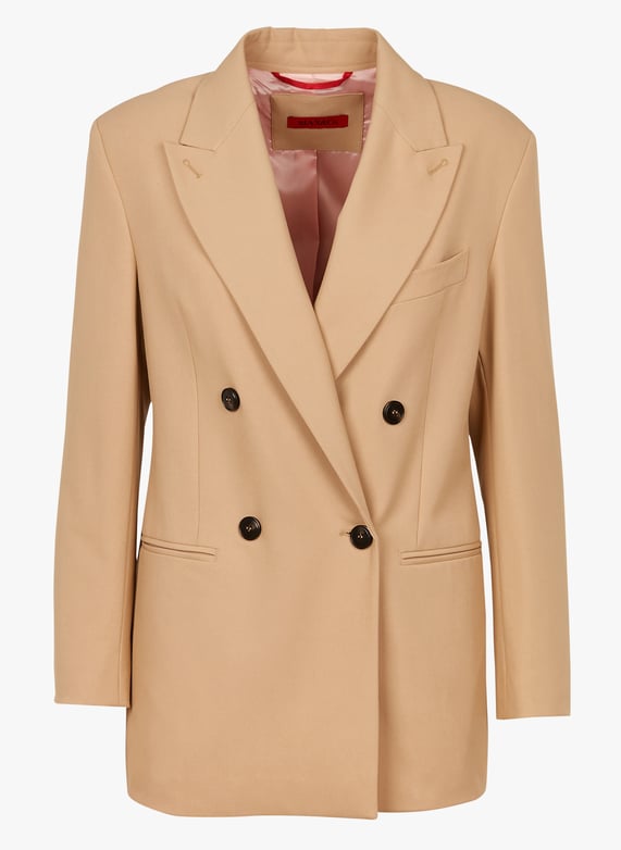 Straight suit jacket Beige Women Place des Tendances