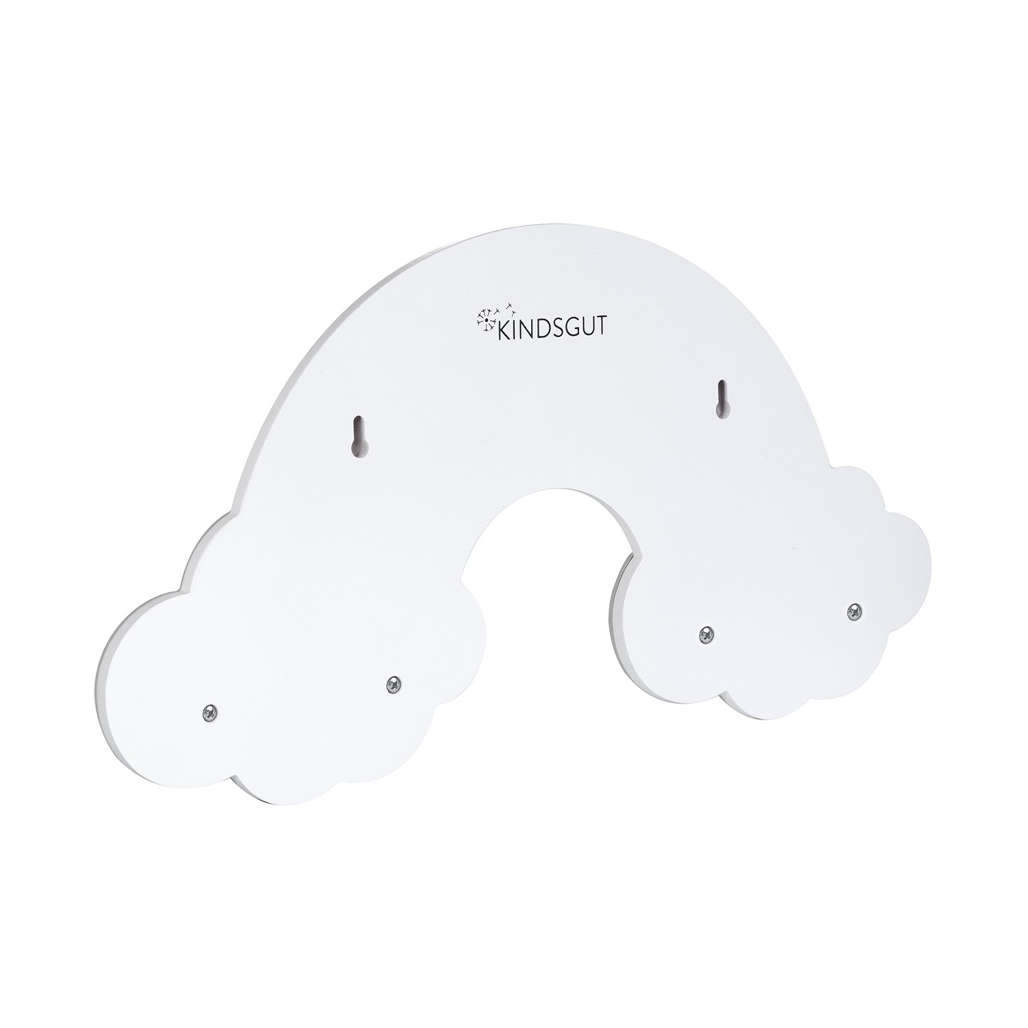 Wooden rainbow wall-mounted coat rack KINDSGUT Blue