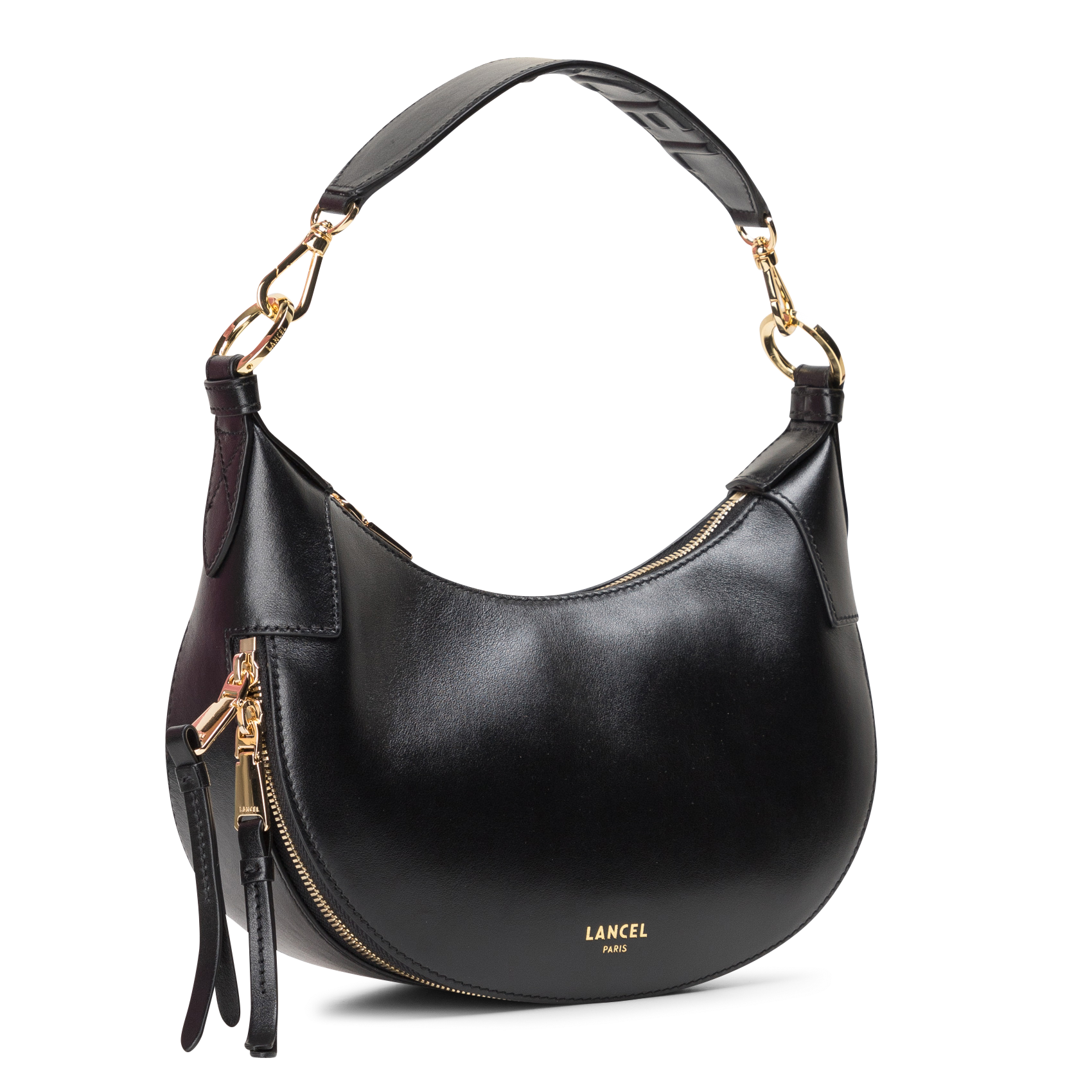 Sac bandoulière en cuir LANCEL Noir