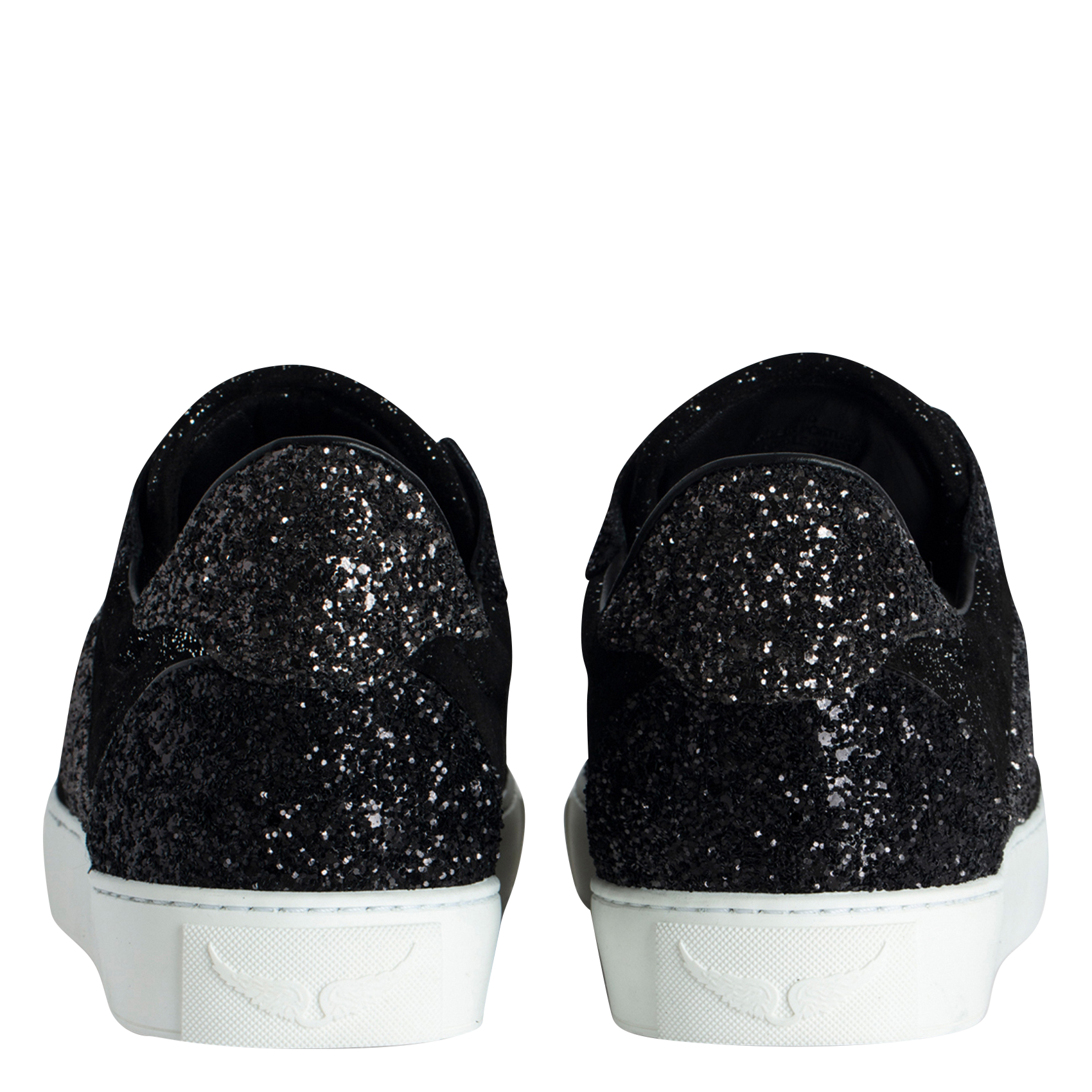 Baskets basses pailletées ZADIG&VOLTAIRE Noir