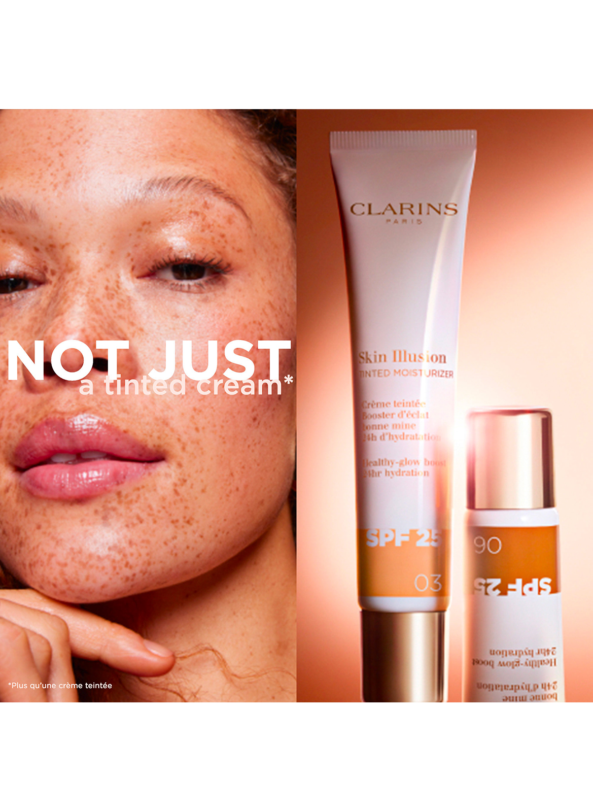 Skin Illusion Tinted Moisturizer SPF25 - Crème teintée booster d'éclat CLARINS 06