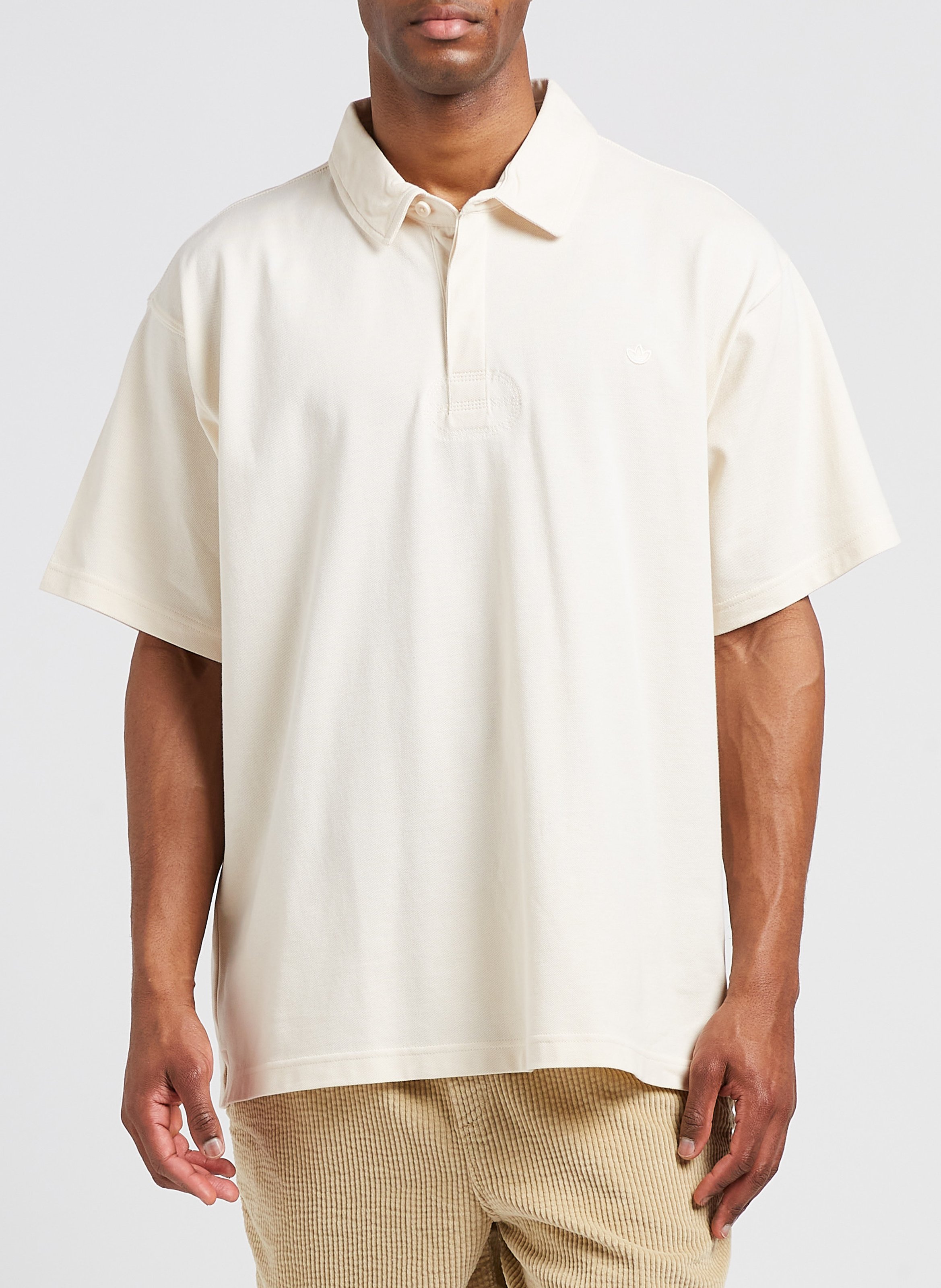 Loose-fit cotton polo shirt Wonwhi Adidas - Men HR2979