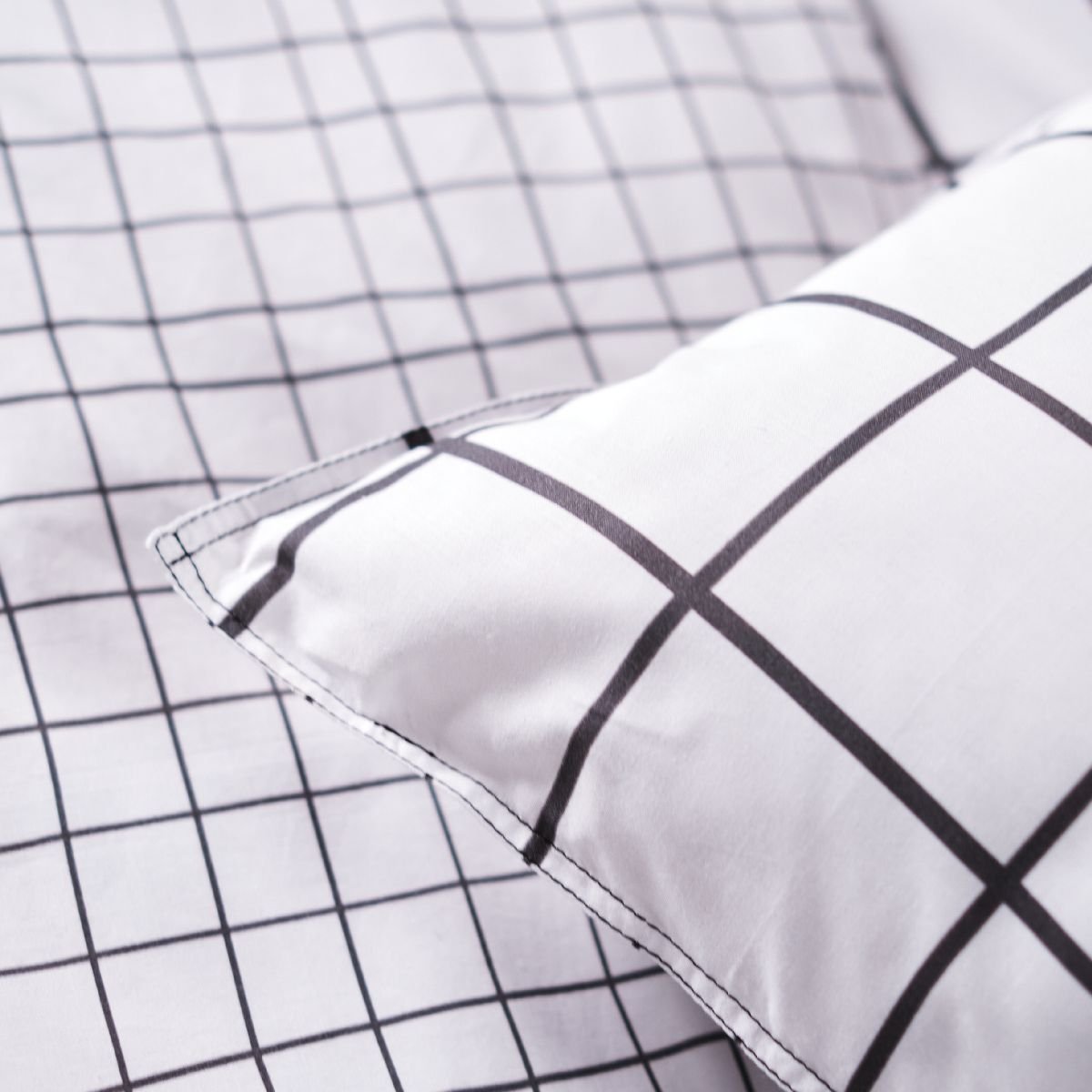 Printed cotton bed set TODAY LINGE DE MAISON White