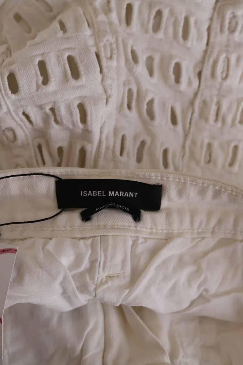 Cotton skinny jeans ISABEL MARANT - Seconde Main White