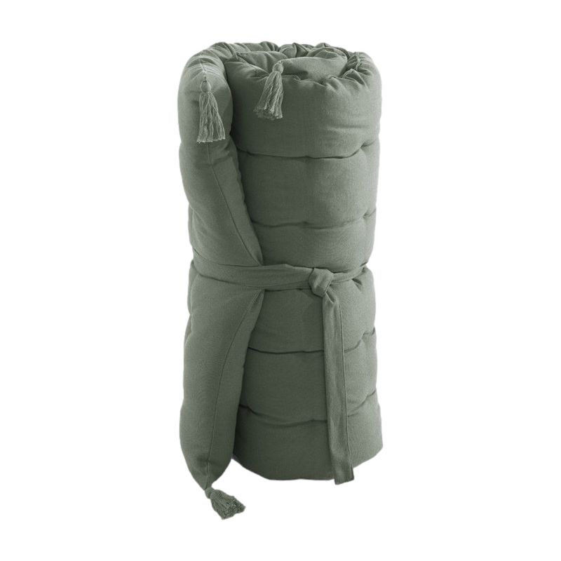 Matelas de sol avec pompons déperlant Vert