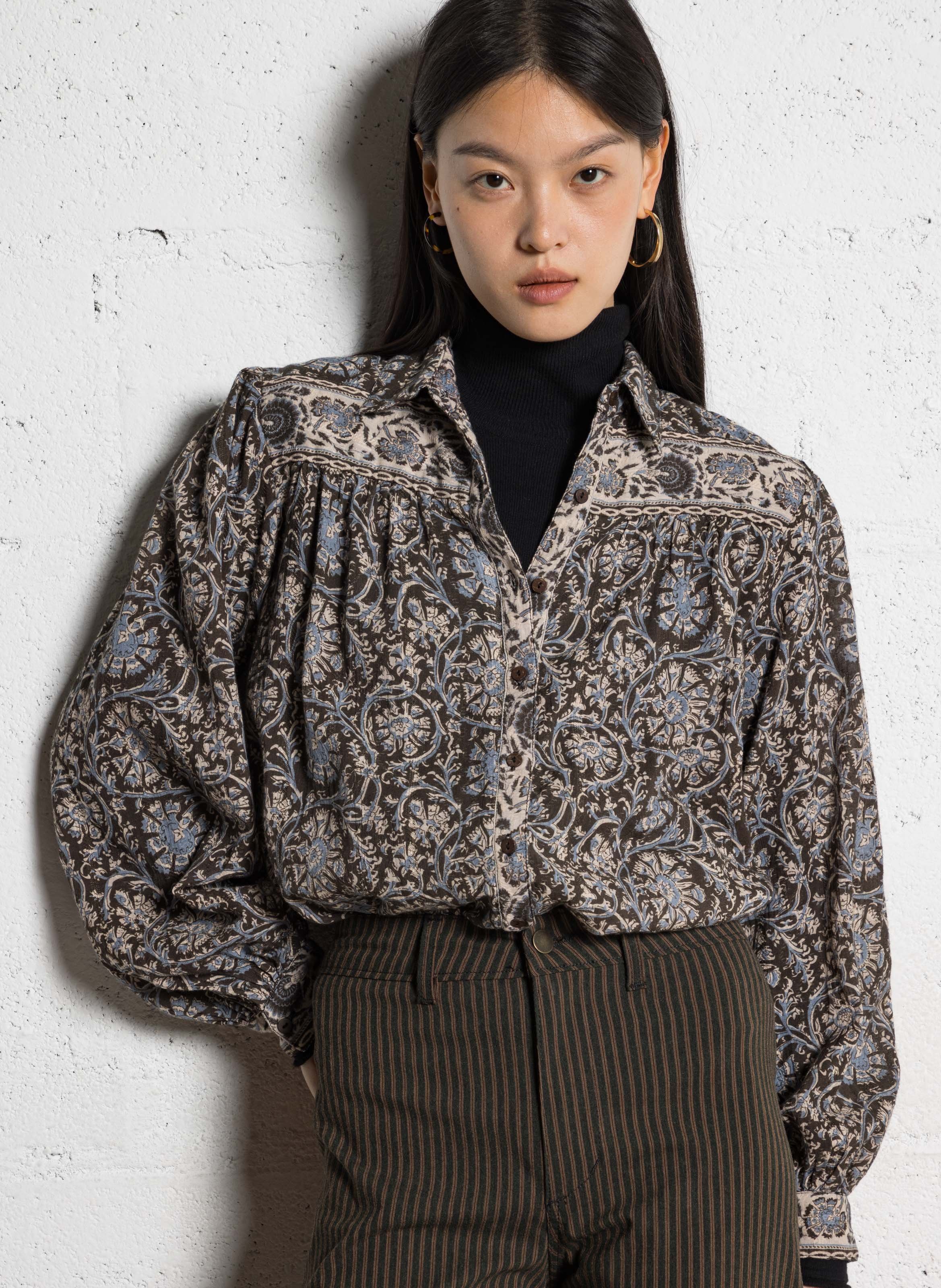 Loose shirt MAISON HOTEL Blue