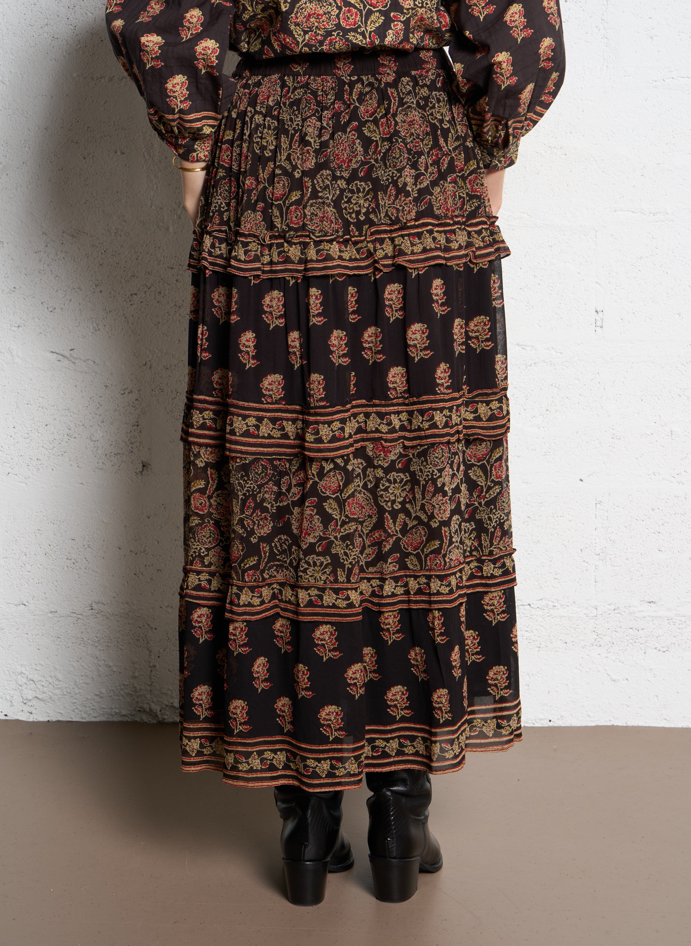 Long printed skirt MAISON HOTEL Multicolored