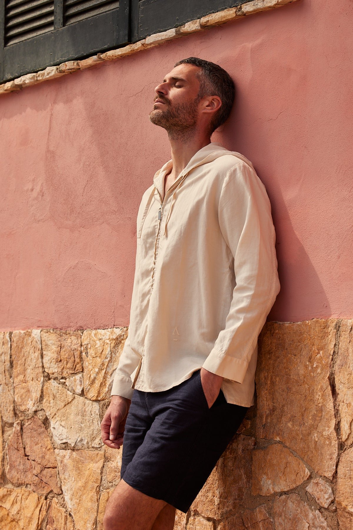 Linen Bermuda shorts APNEE Blue