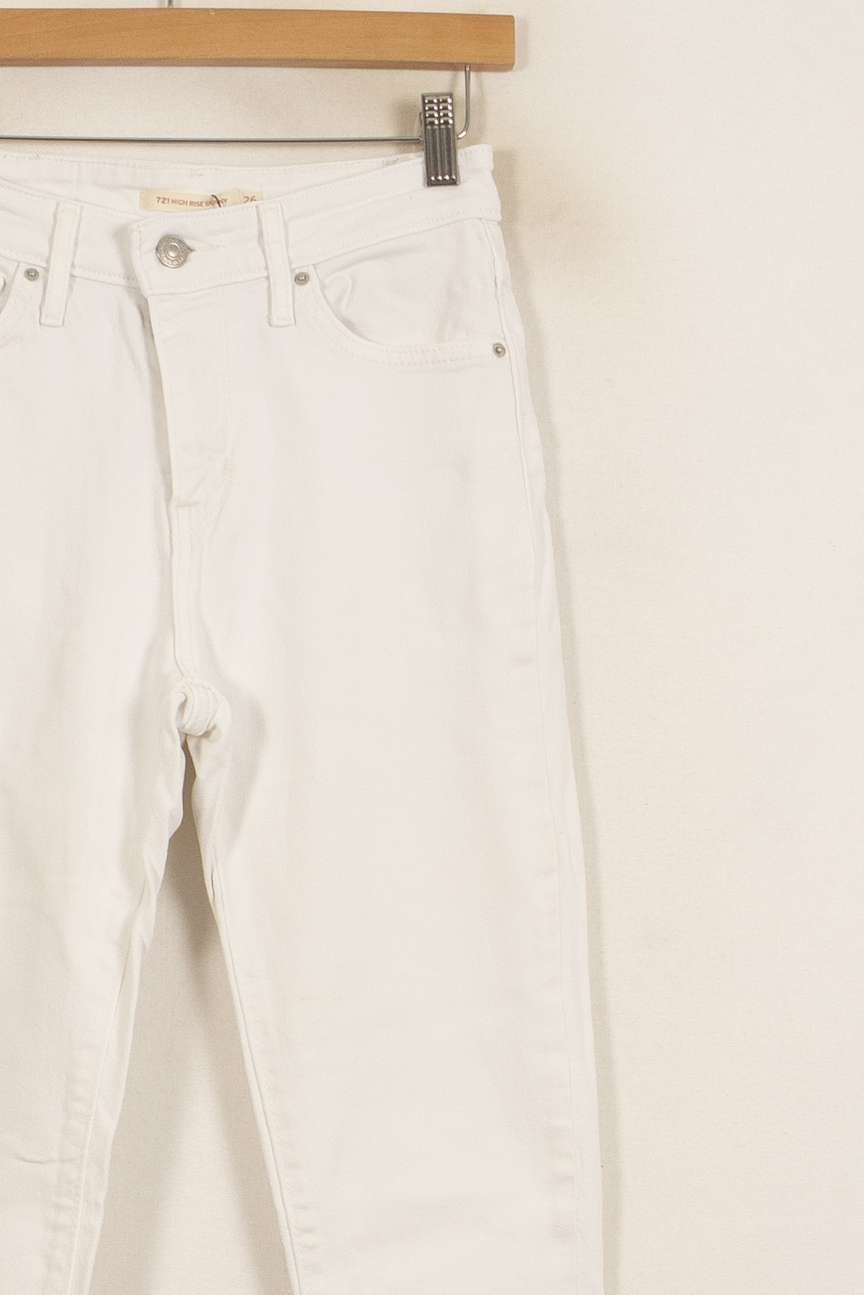 PANTS LEVI'S - Seconde main White