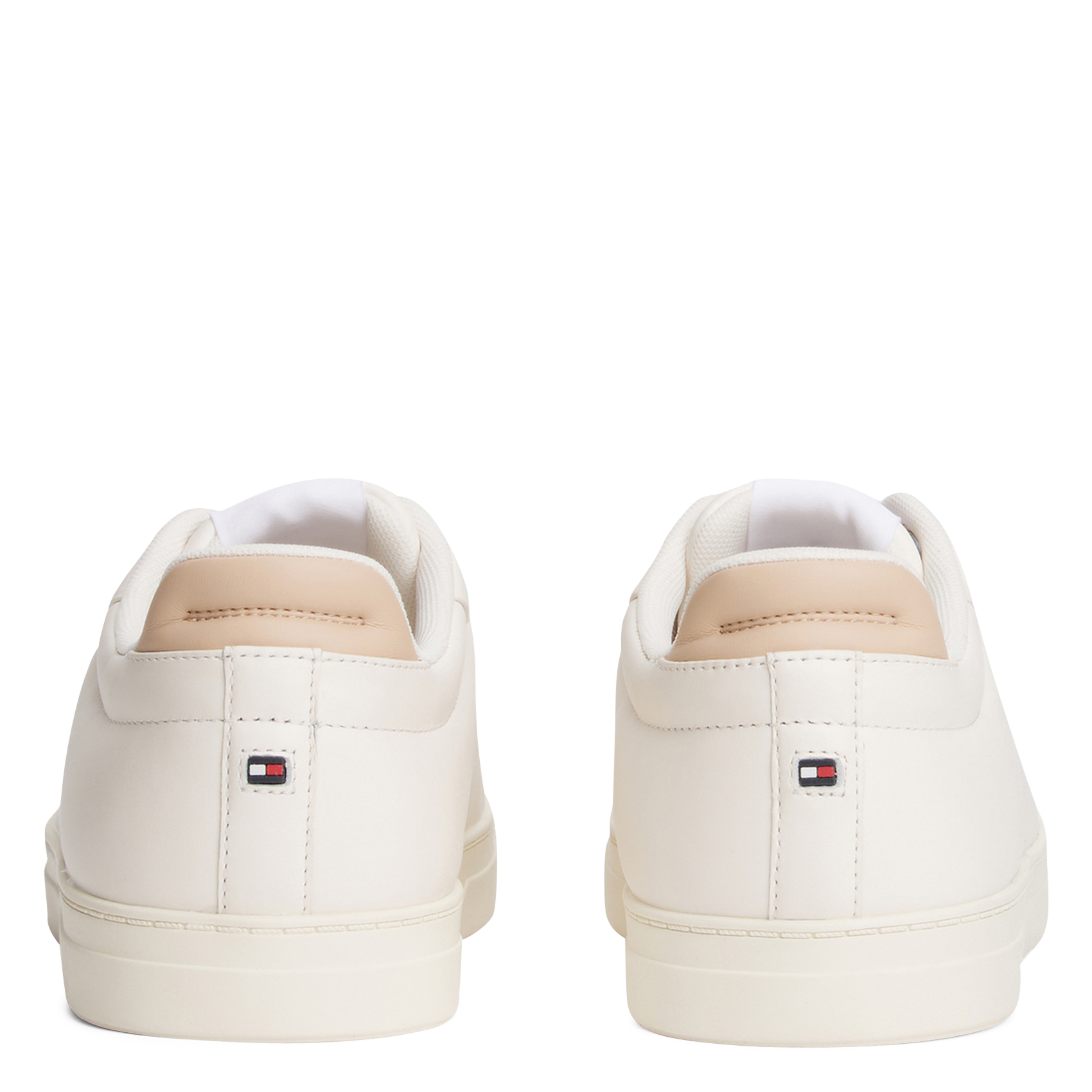 Baskets basses en cuir TOMMY HILFIGER Blanc