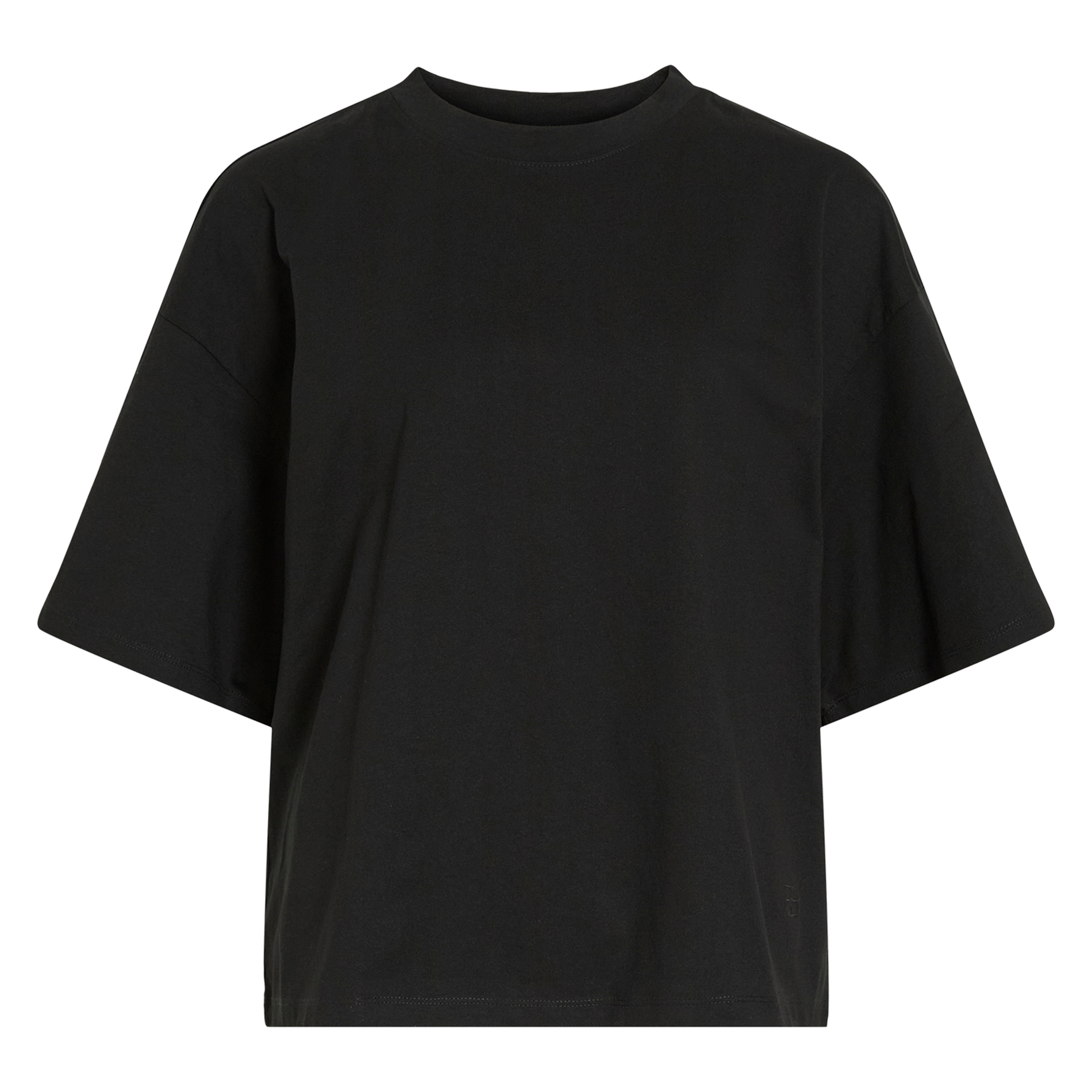 Round-neck organic cotton T-shirt ROUGE EDIT Grey