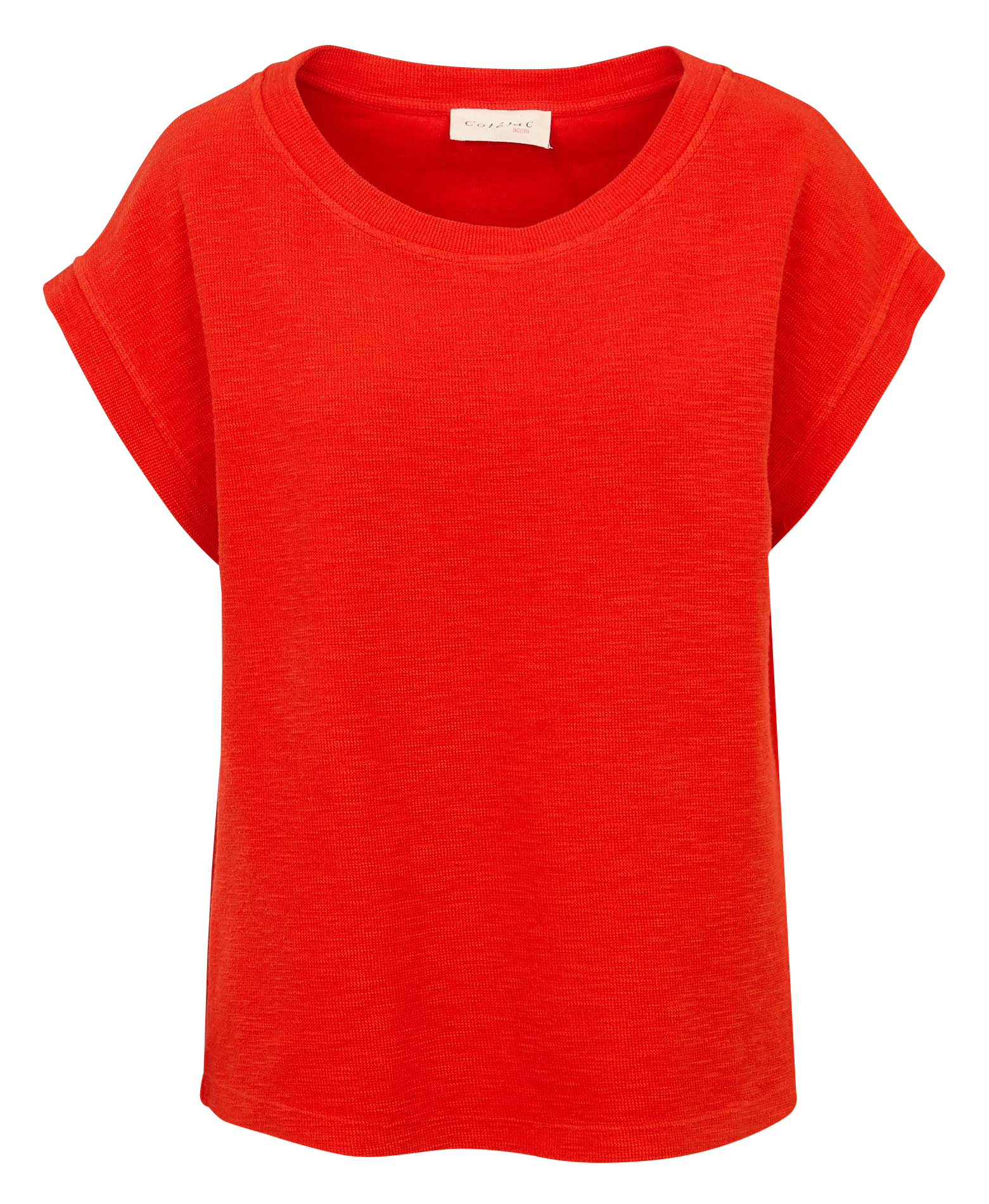 Basic cotton-mix T-shirt ACOTE Red
