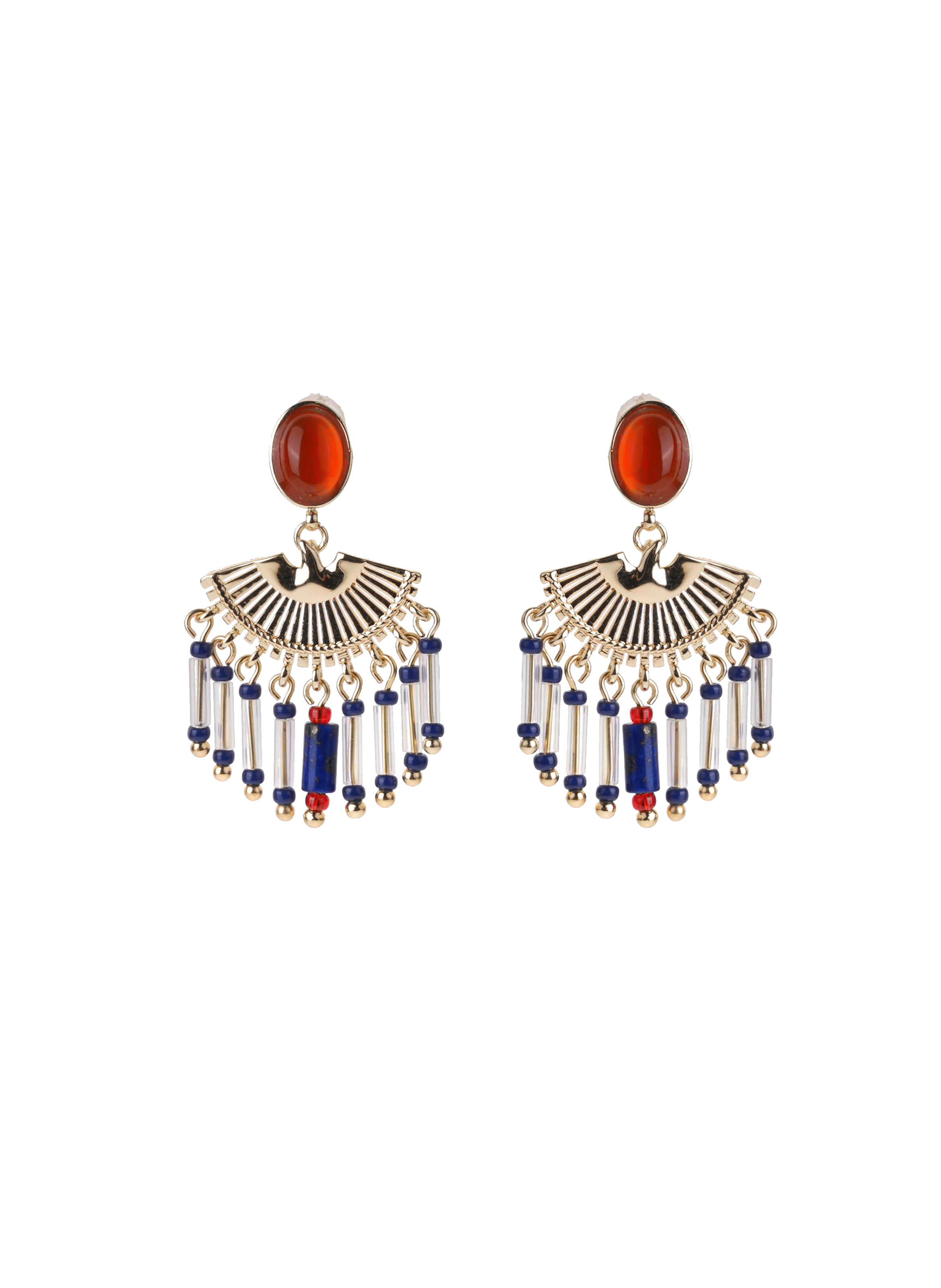 Bead stud earrings HIPANEMA Blue