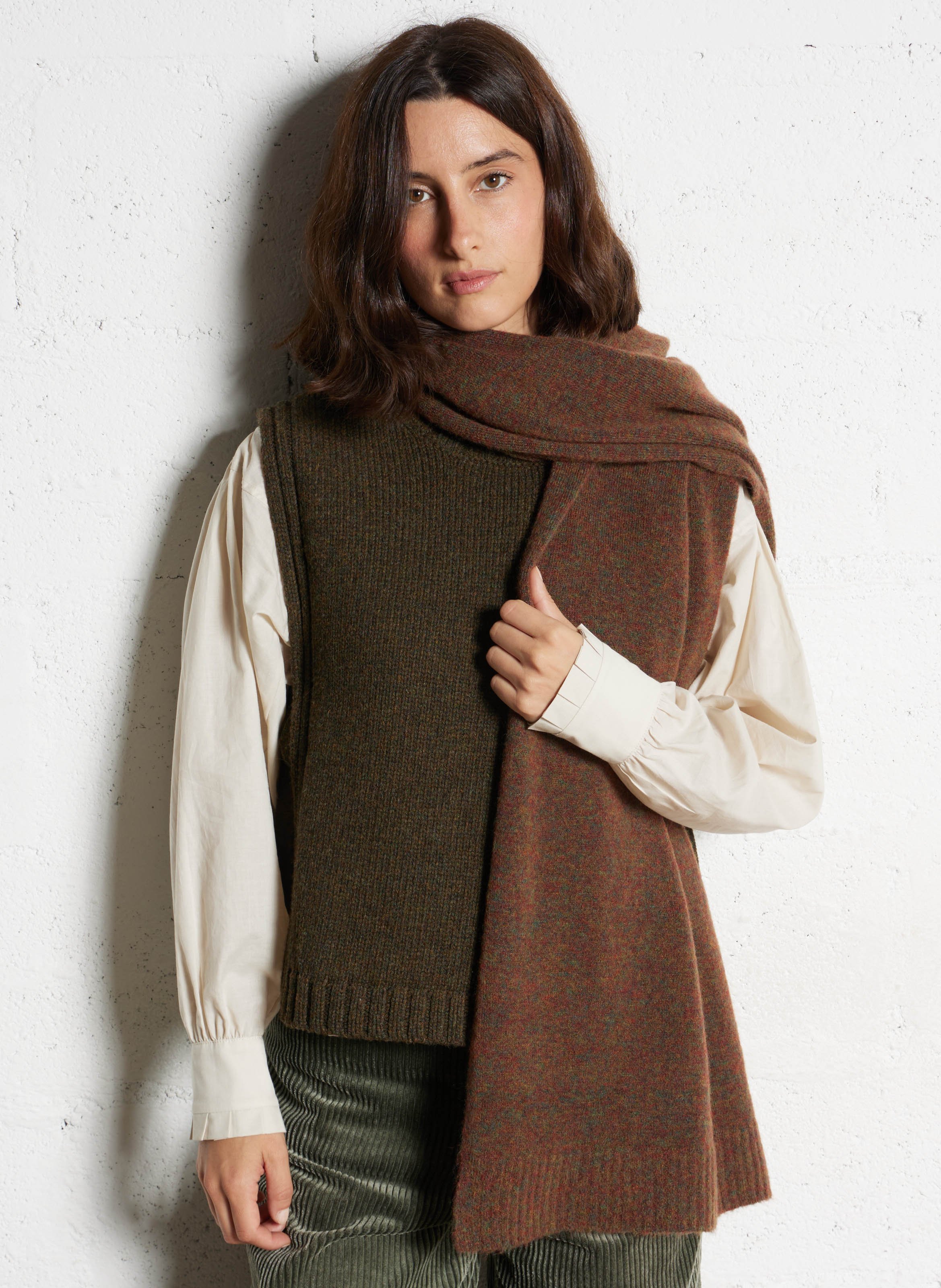 Echarpe en laine mélangée K-WAY