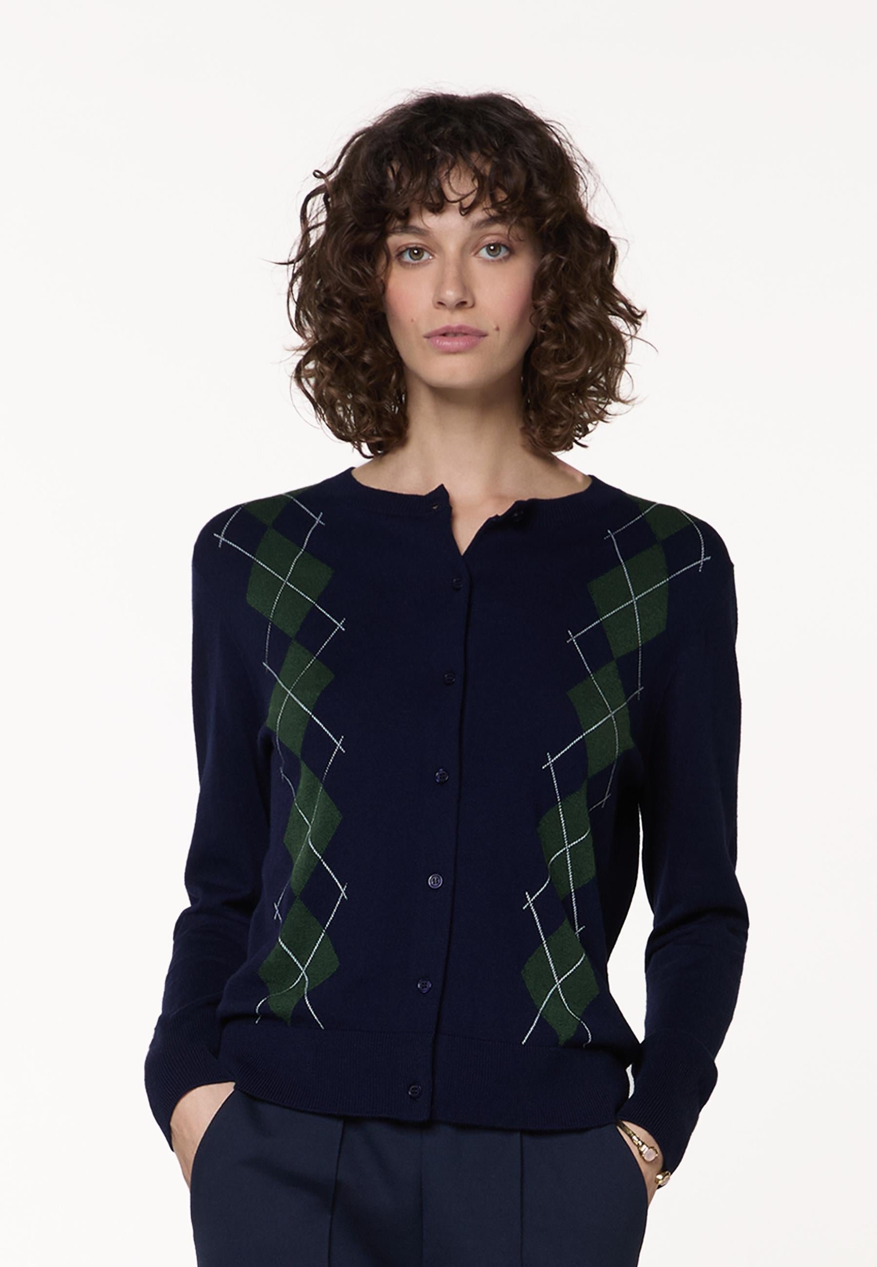 Jacquard cardigan RODIER Blue