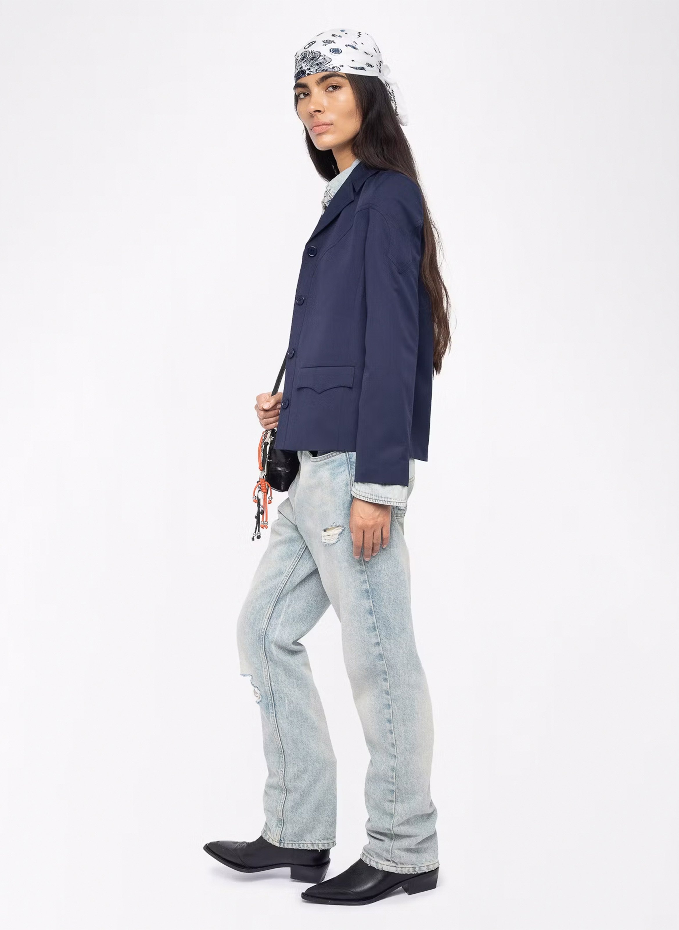 Blouson col tailleur  ZADIG&VOLTAIRE Bleu