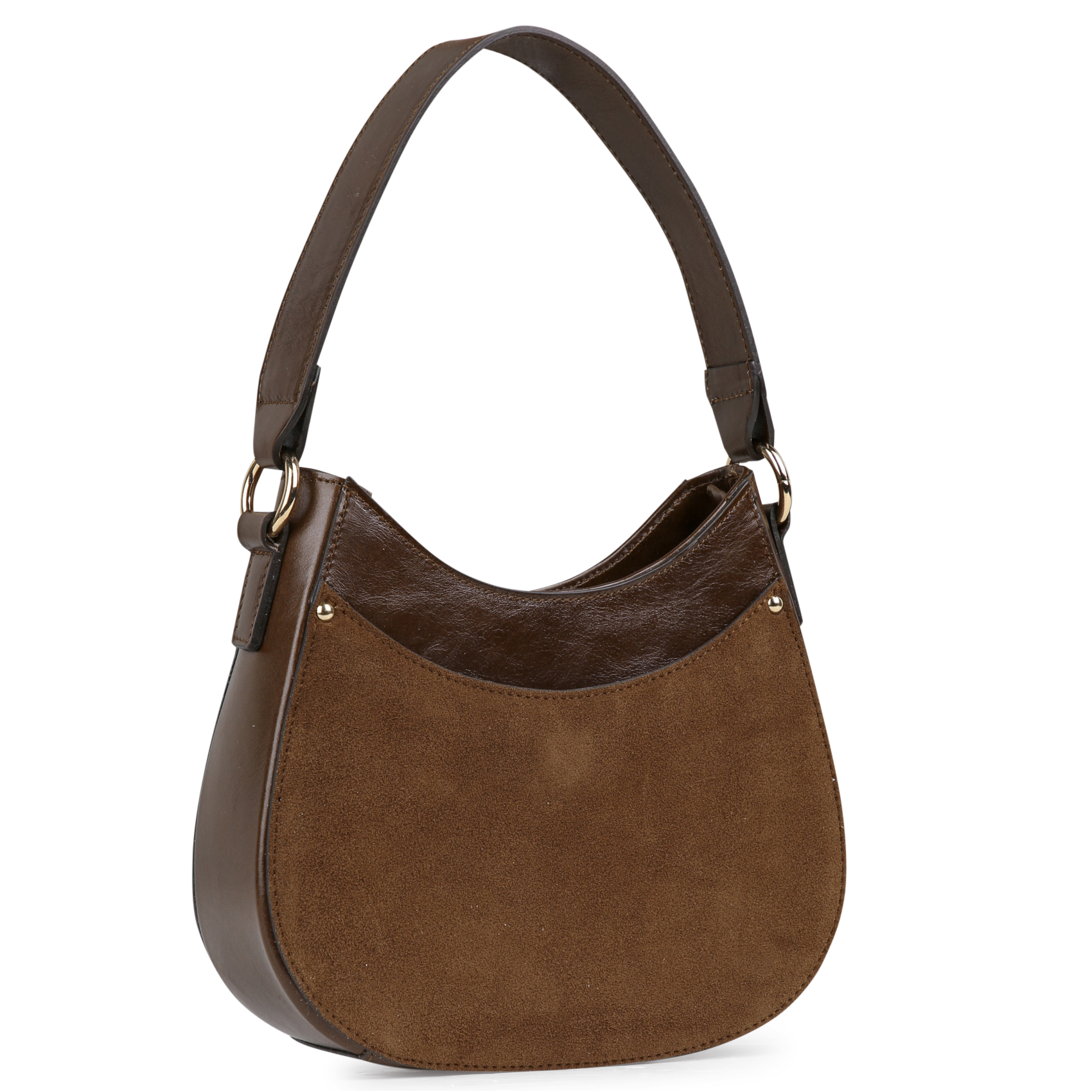 Sac à main en cuir MAISON 123 Marron