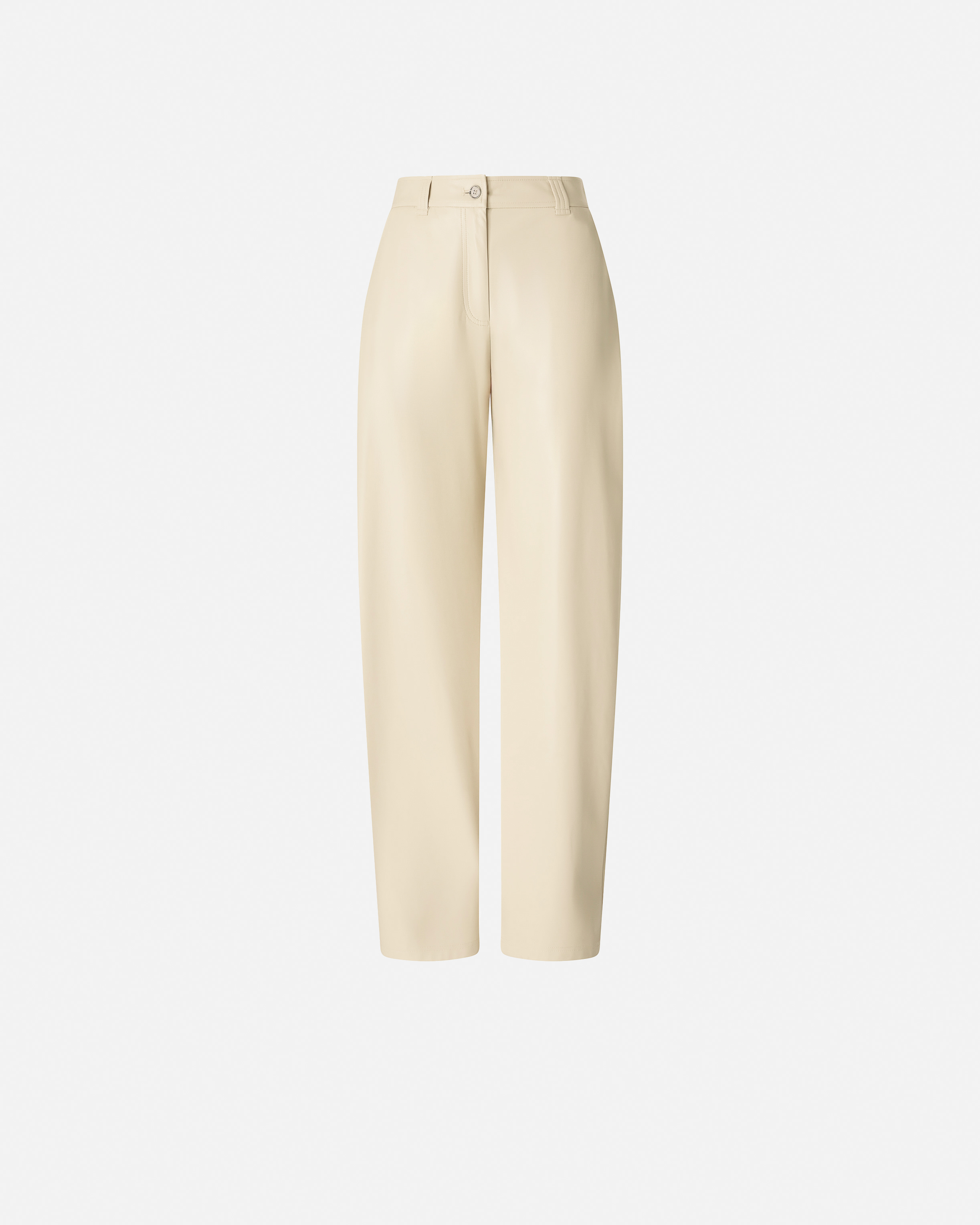 Soft faux leather balloon pants PINKO Beige