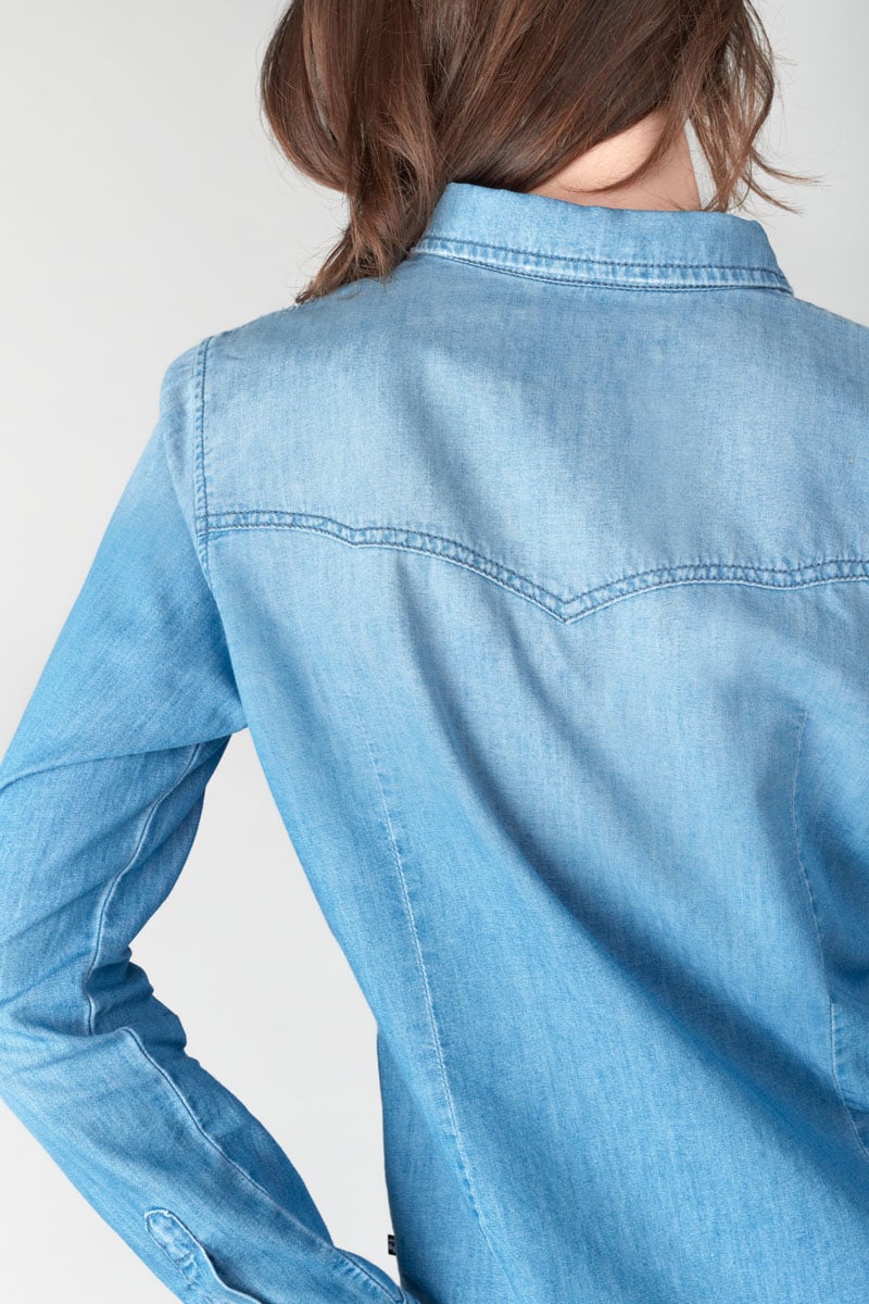 Denim shirt LE TEMPS DES CERISES Blue