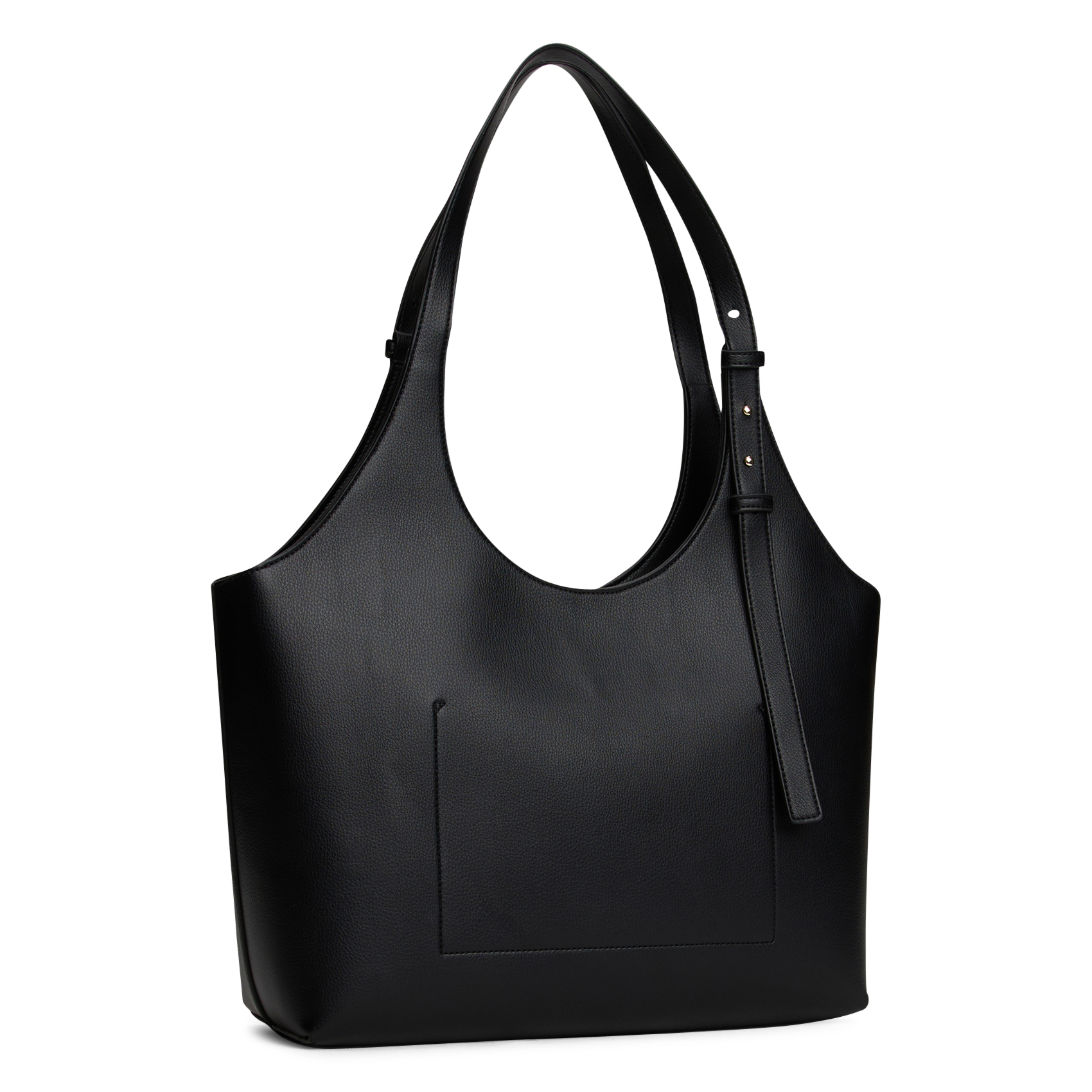 Shoulder bag with double handles TOMMY HILFIGER Black