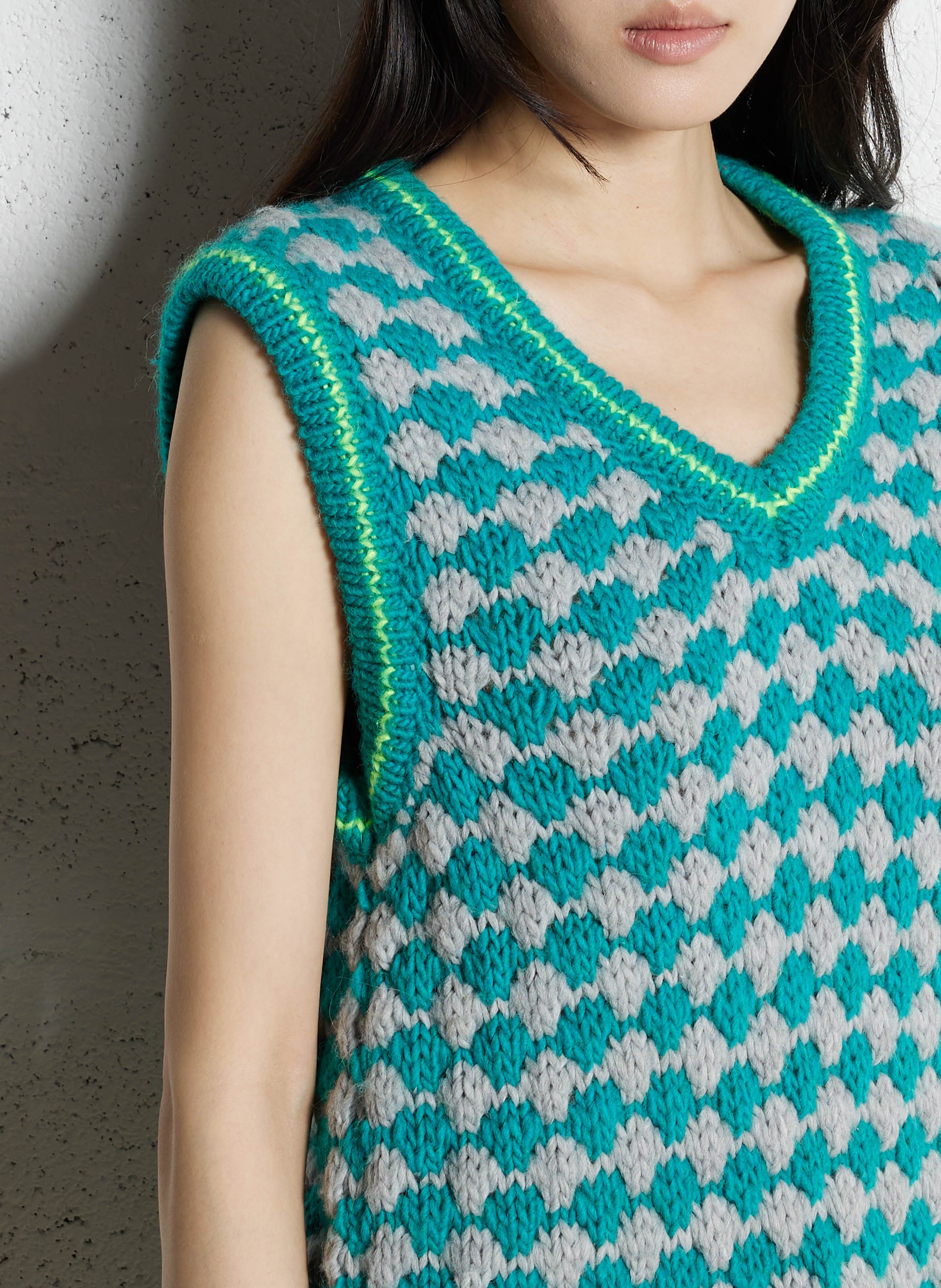 Pull oversize col V  Vert