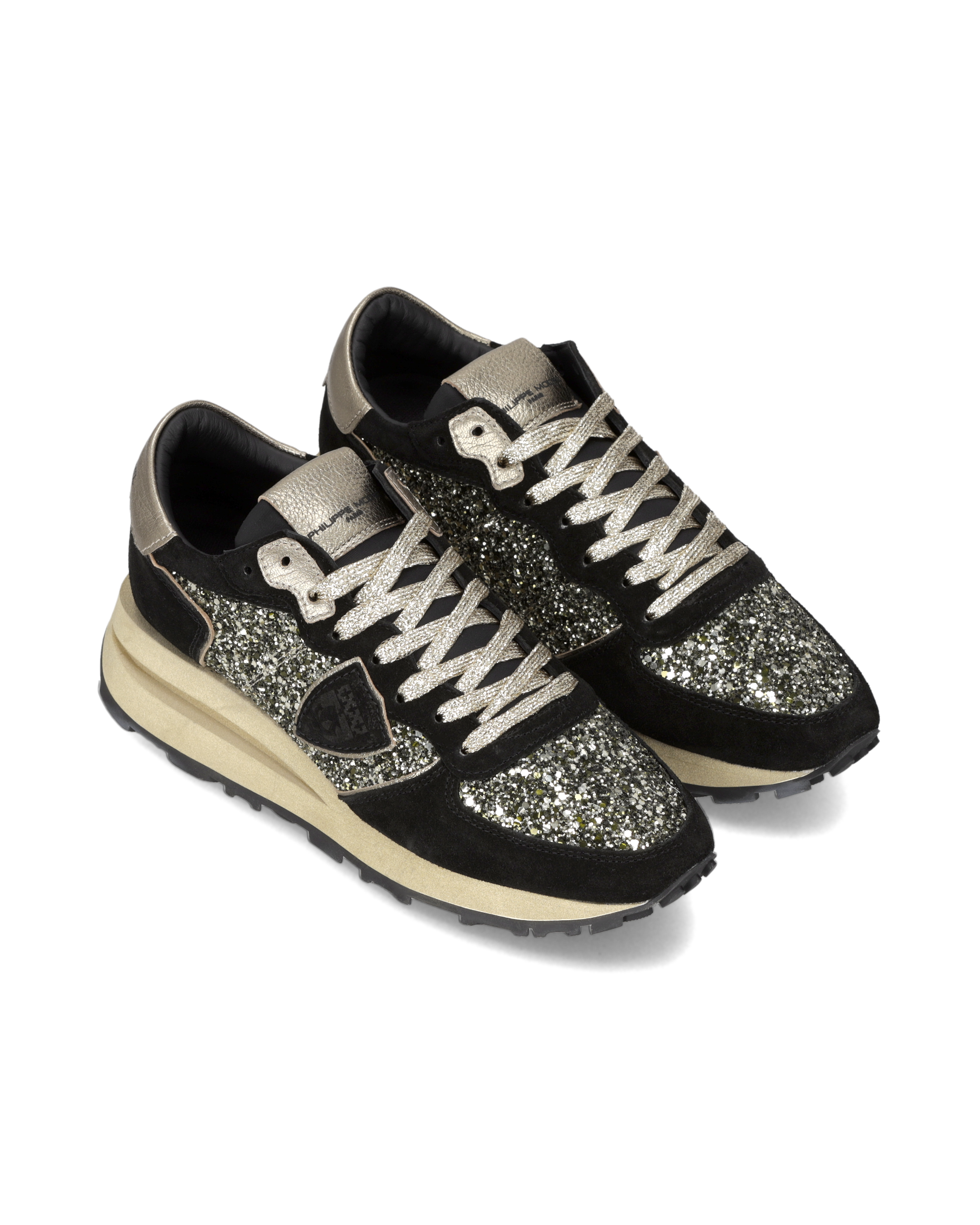 High-top running sneakers PHILIPPE MODEL Golden