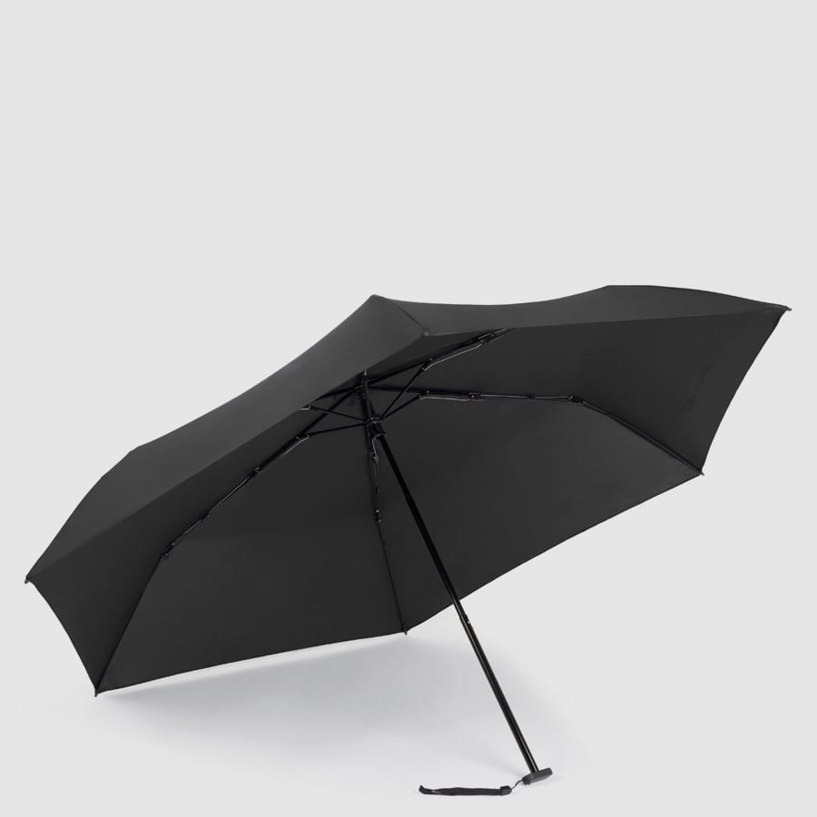 Folding Windproof Umbrella PIQUADRO Black