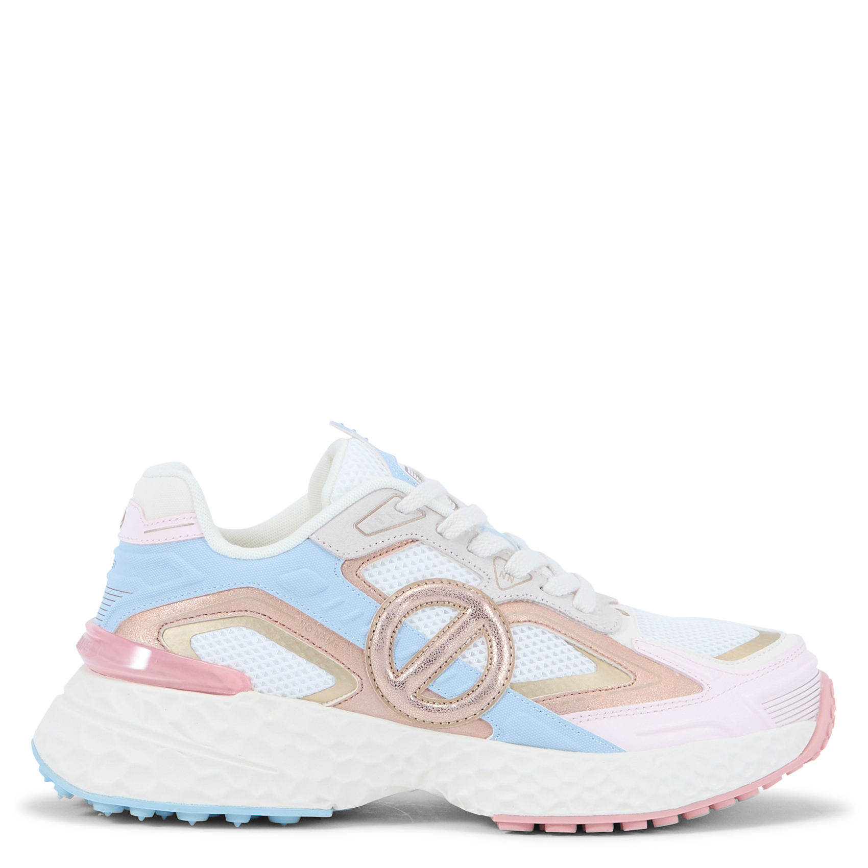 Baskets basses mix matières NO NAME Multicolore