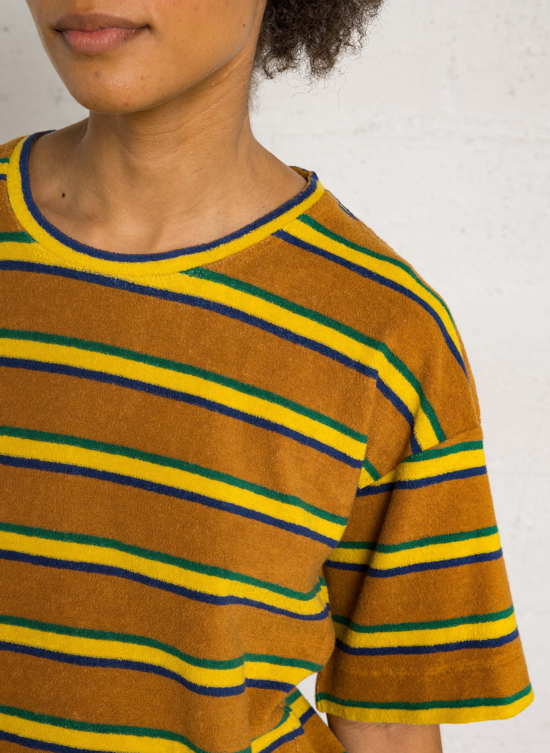 Rundhals-T-Shirt aus Bio-Baumwolle LEON & HARPER Grun