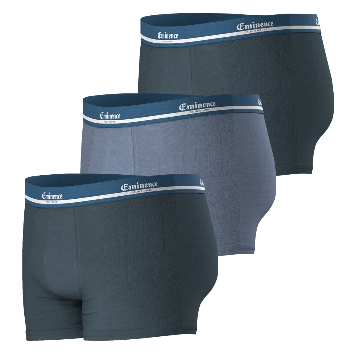 Lot de 3 boxers exclusivité web EMINENCE Gris