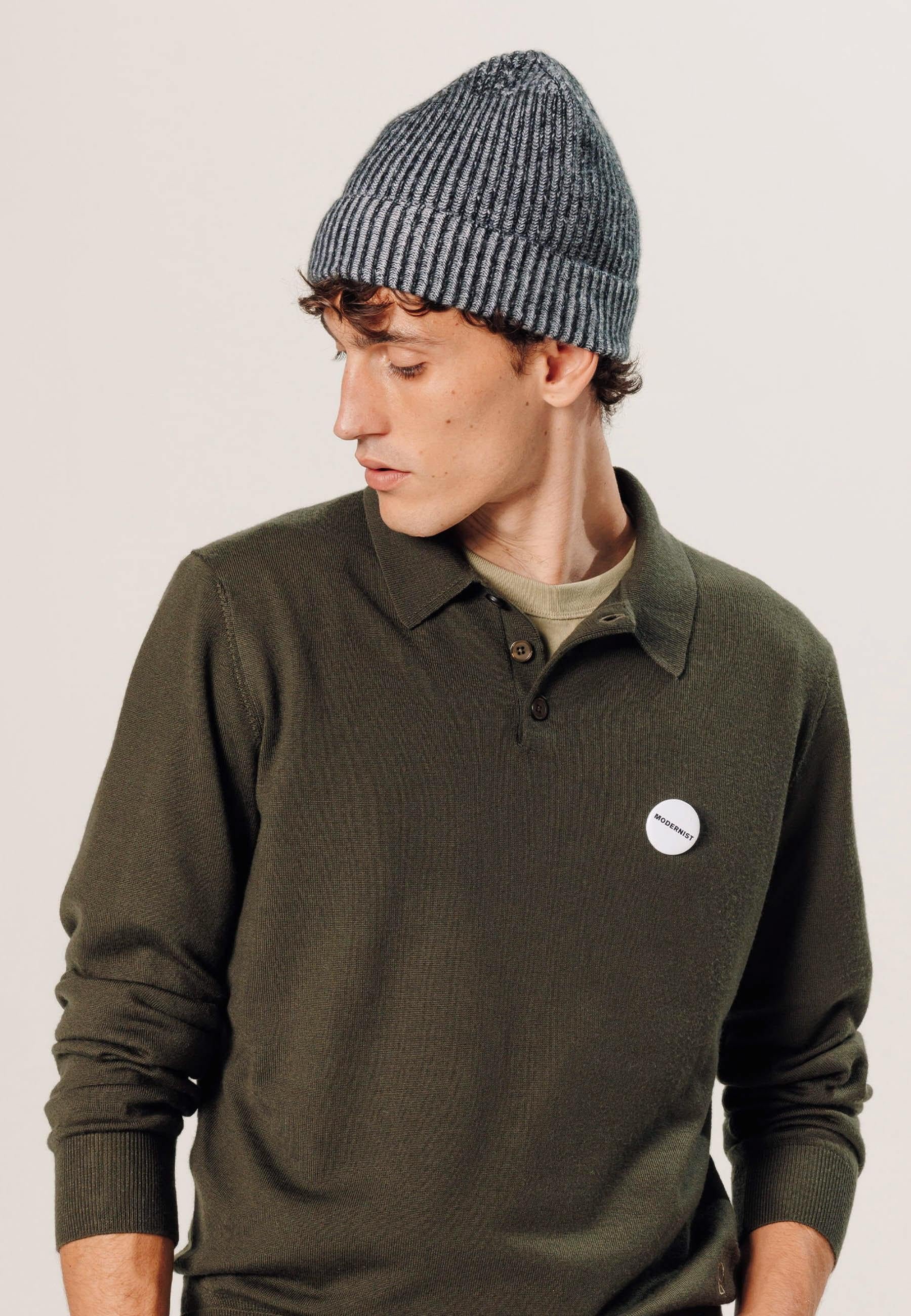 Polo en laine mérinos RODIER Vert