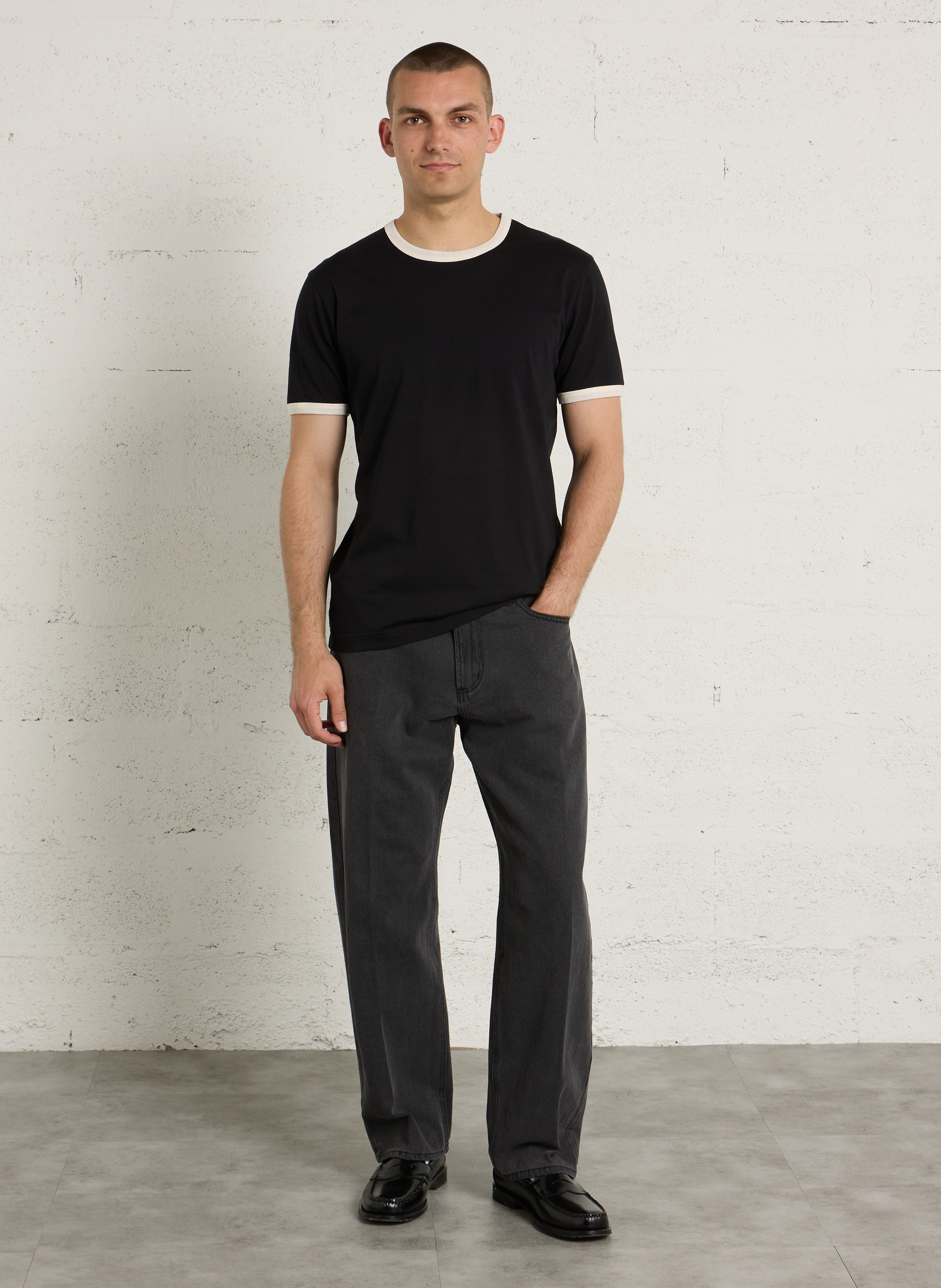 Straight cotton T-shirt AU PRINTEMPS PARIS Multicolored