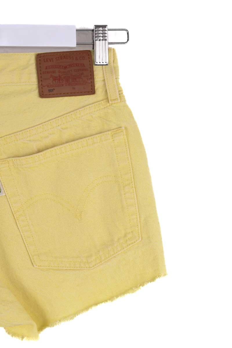 Mini shorts LEVI'S - Seconde main Yellow